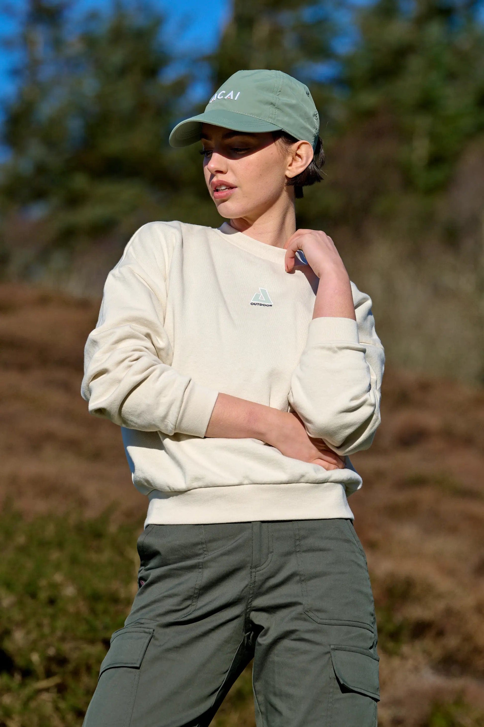 Retreat Crew Neck Sweatshirt - Oatmeal Sweatshirt