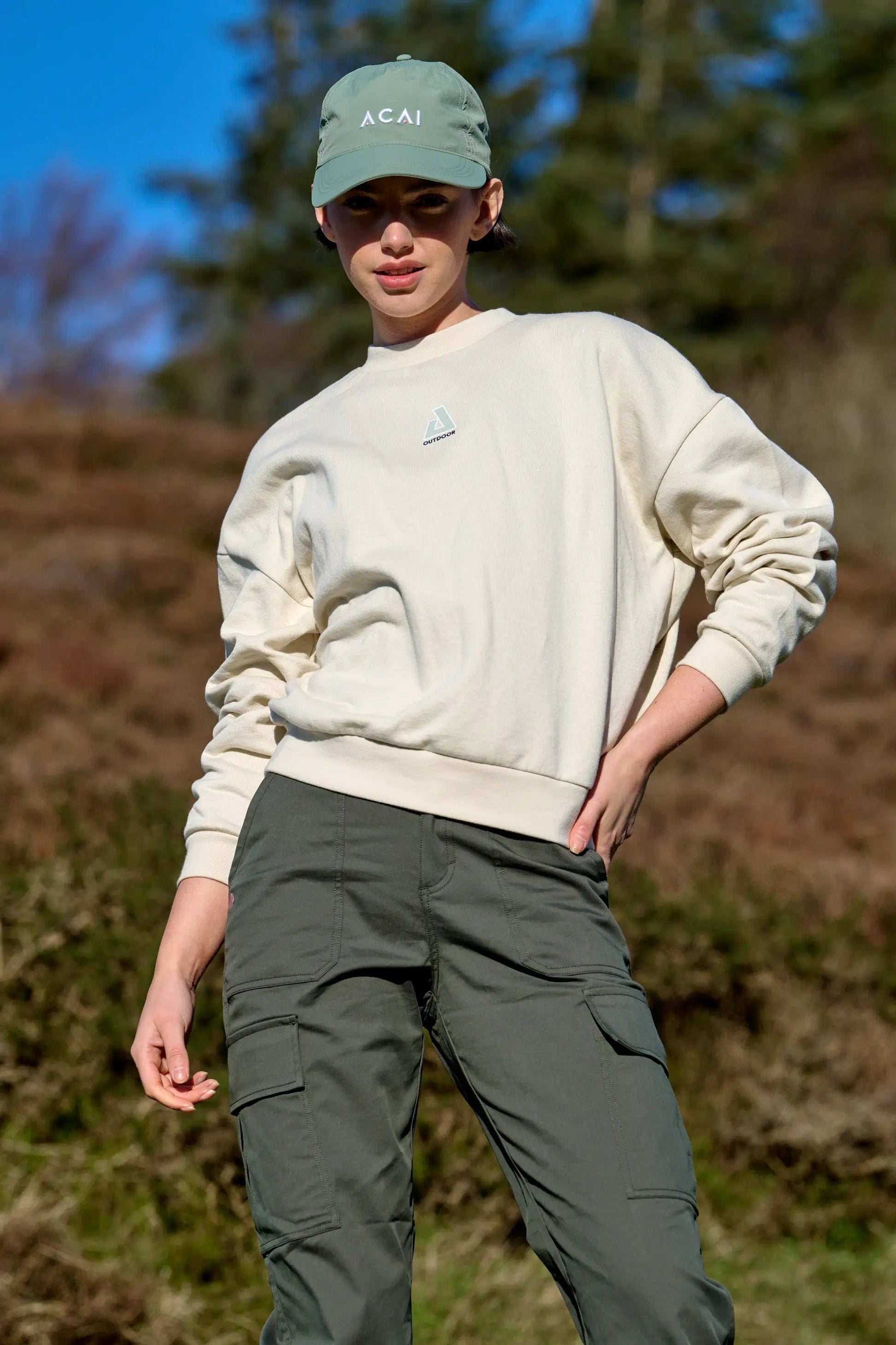 Retreat Crew Neck Sweatshirt - Oatmeal Sweatshirt