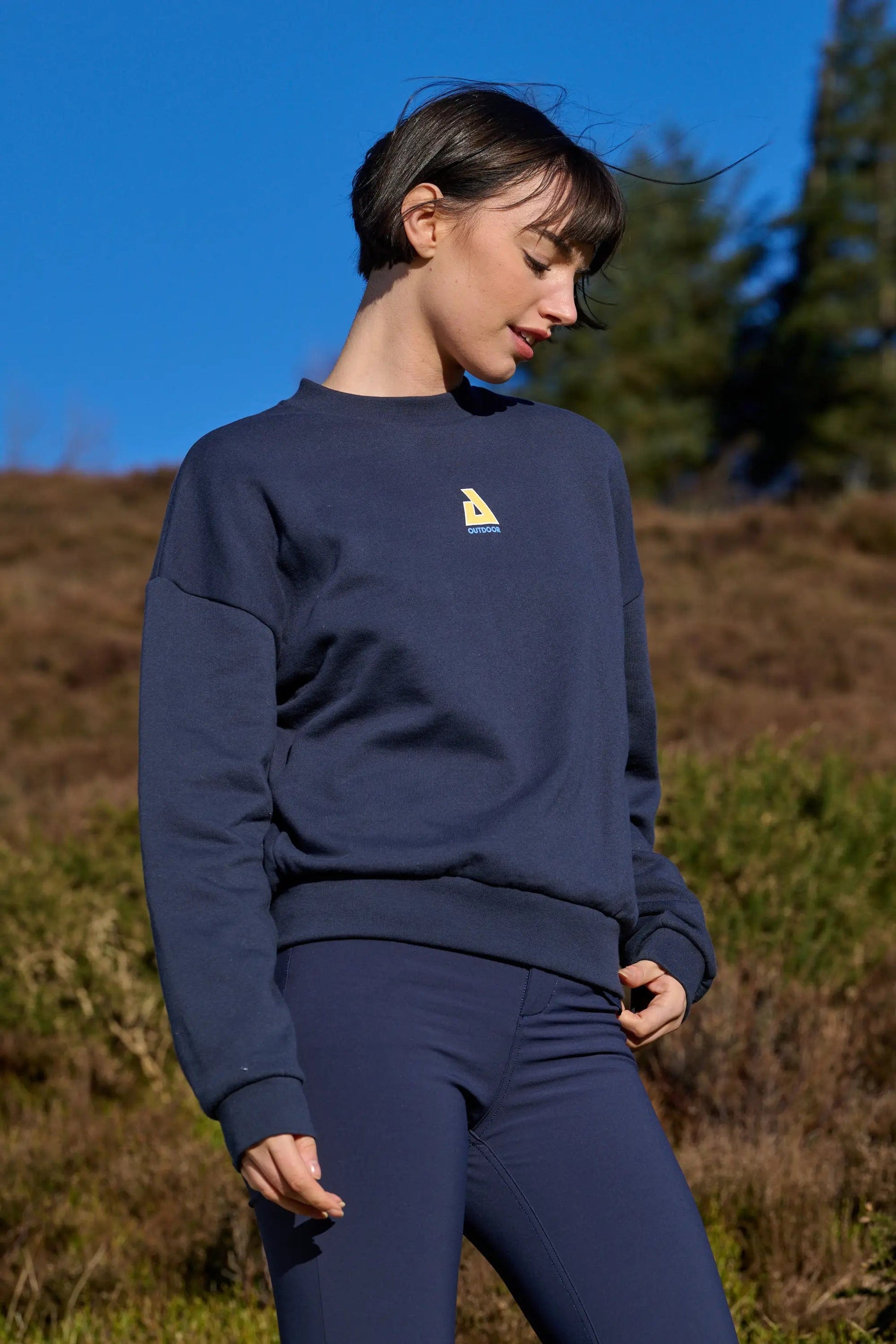 Retreat Crew Neck Sweatshirt - Deep Navy Sweatshirt