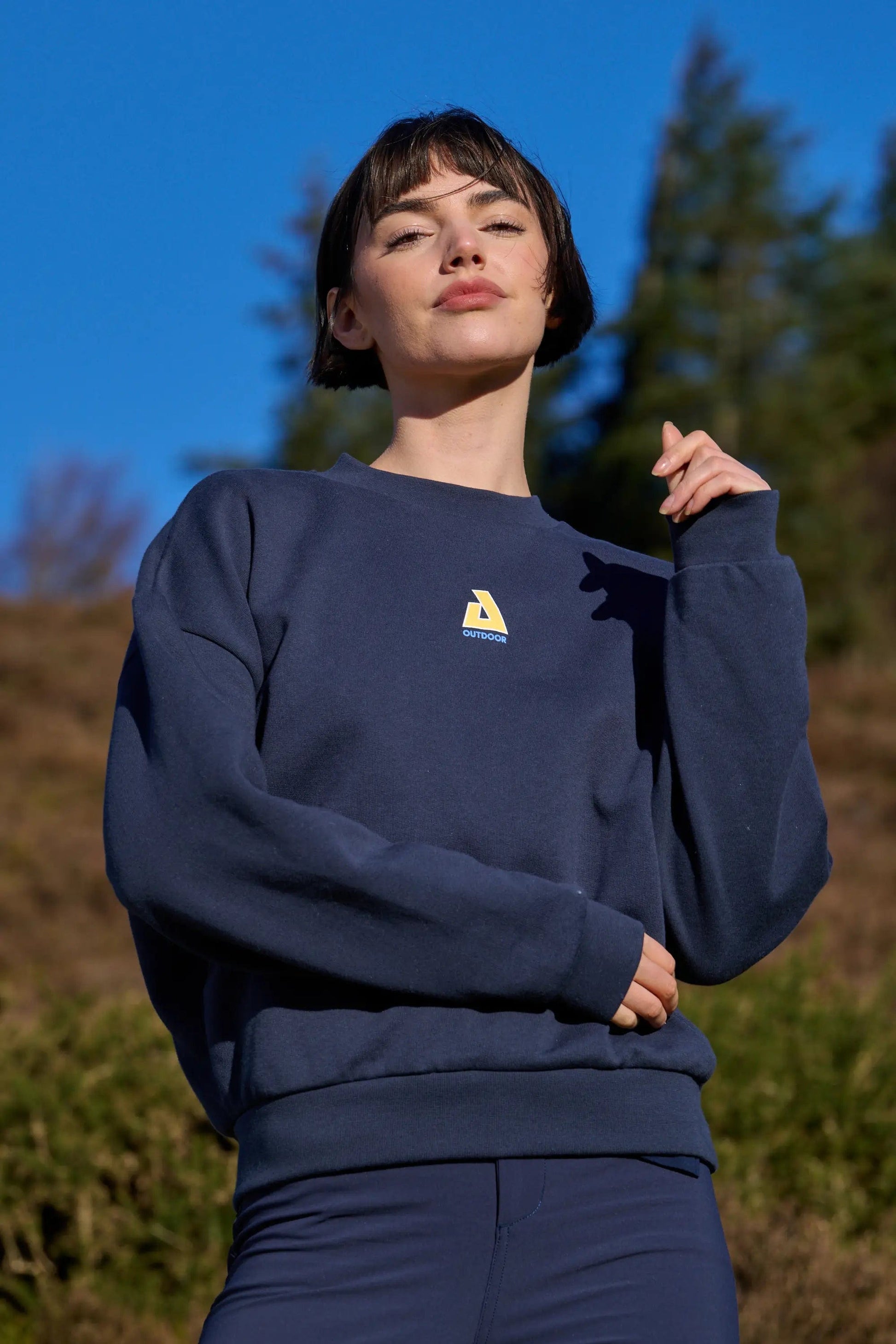 Retreat Crew Neck Sweatshirt - Deep Navy Sweatshirt