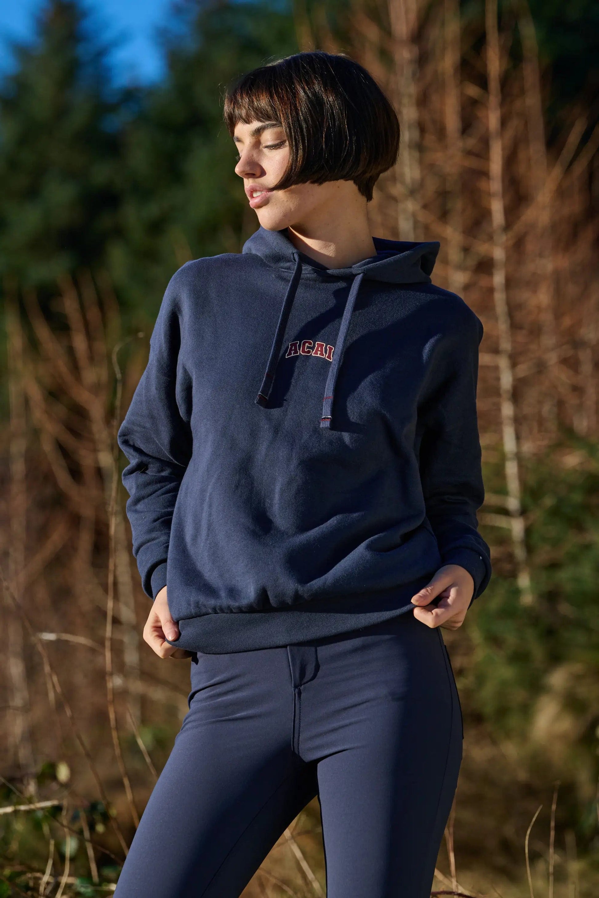 Retreat Branded Hoodie - Deep Navy Sweatshirt