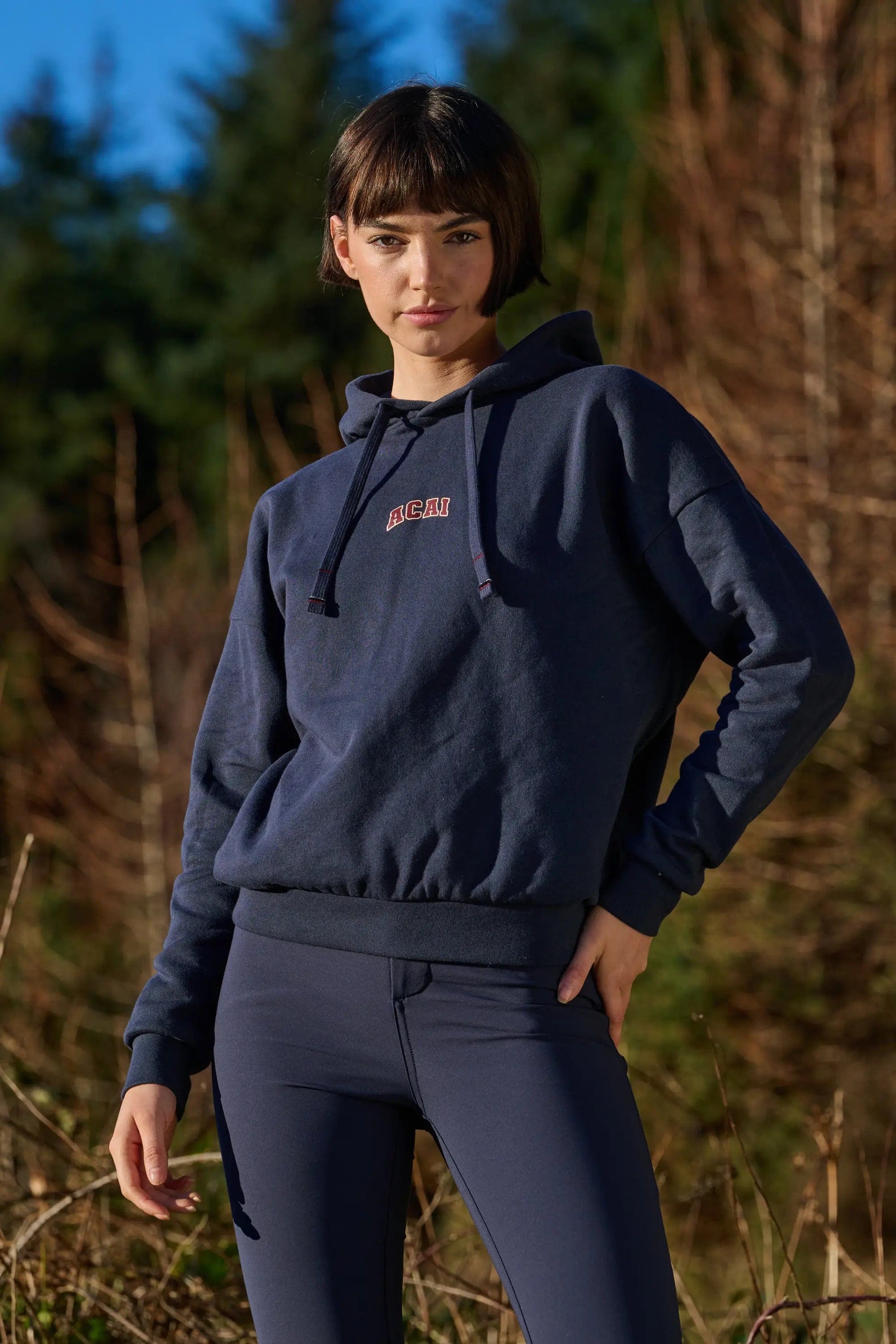 Retreat Branded Hoodie - Deep Navy Sweatshirt