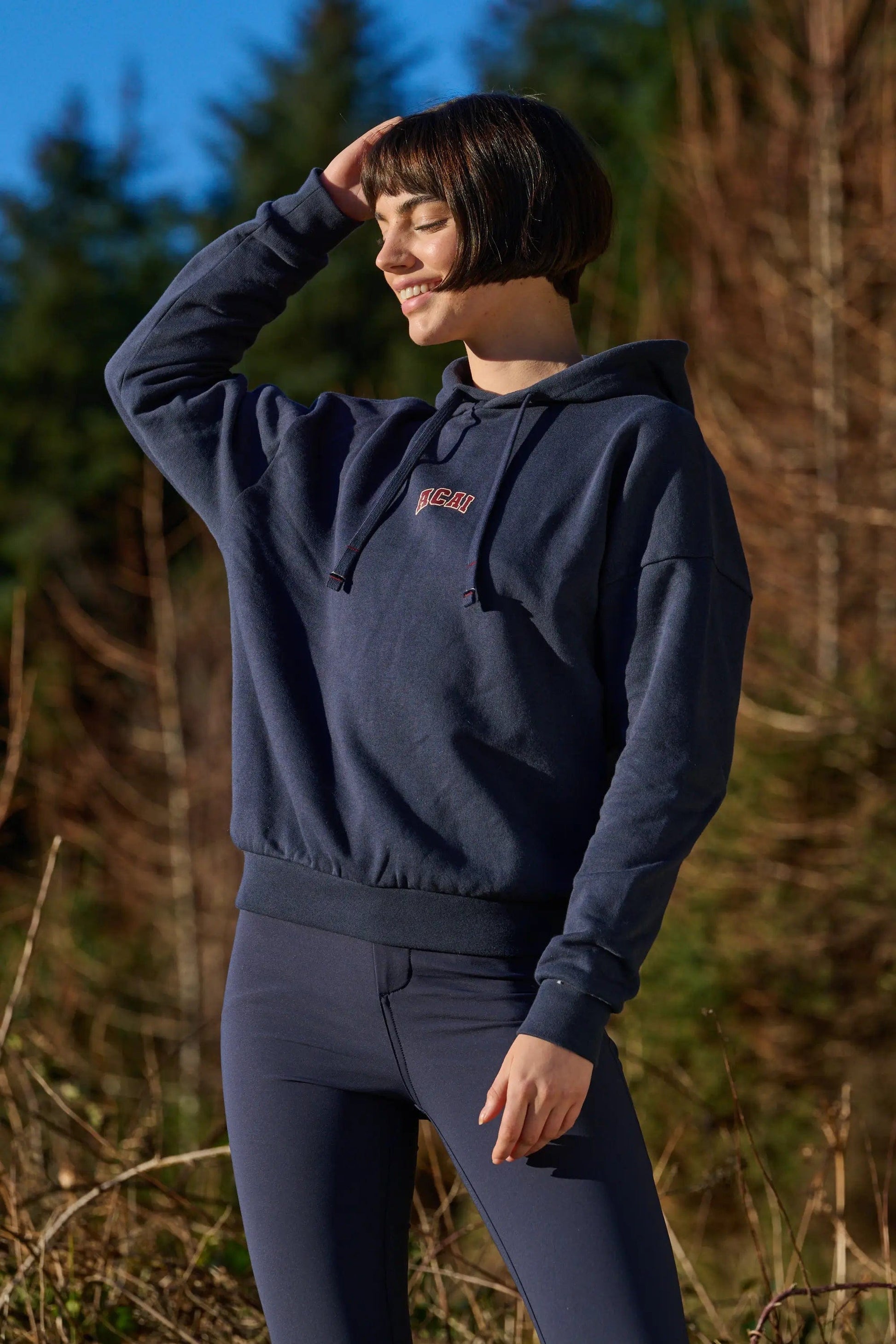 Retreat Branded Hoodie - Deep Navy Sweatshirt