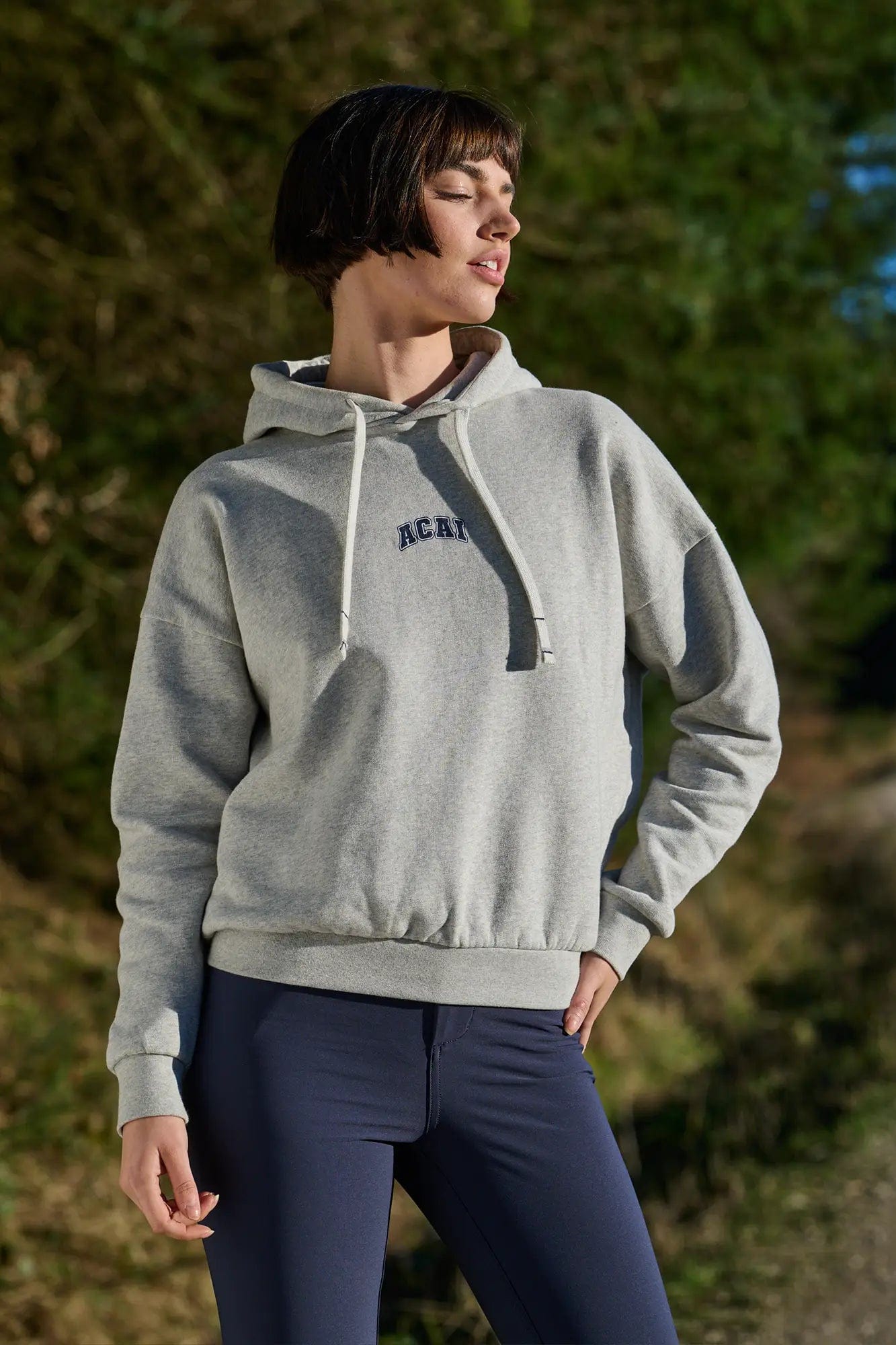 Retreat Branded Hoodie - Grey Marl Sweatshirt