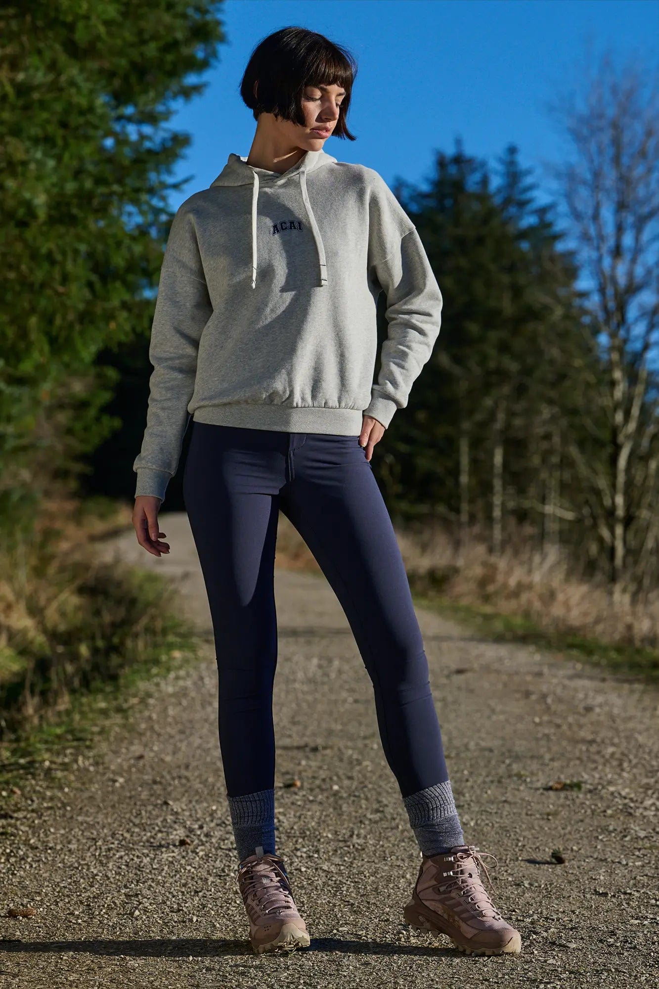 Retreat Branded Hoodie - Grey Marl Sweatshirt