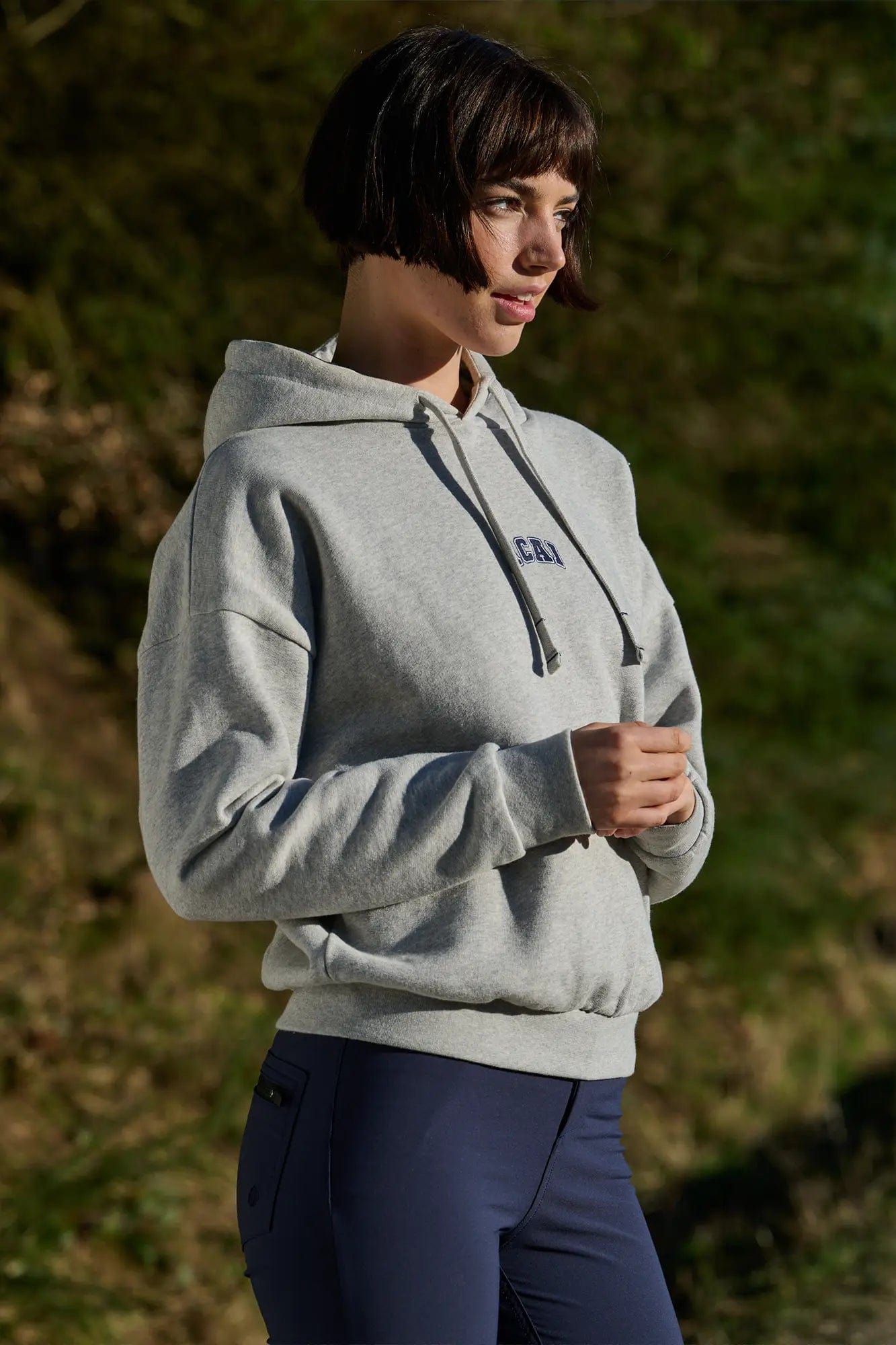 Retreat Branded Hoodie - Grey Marl Sweatshirt