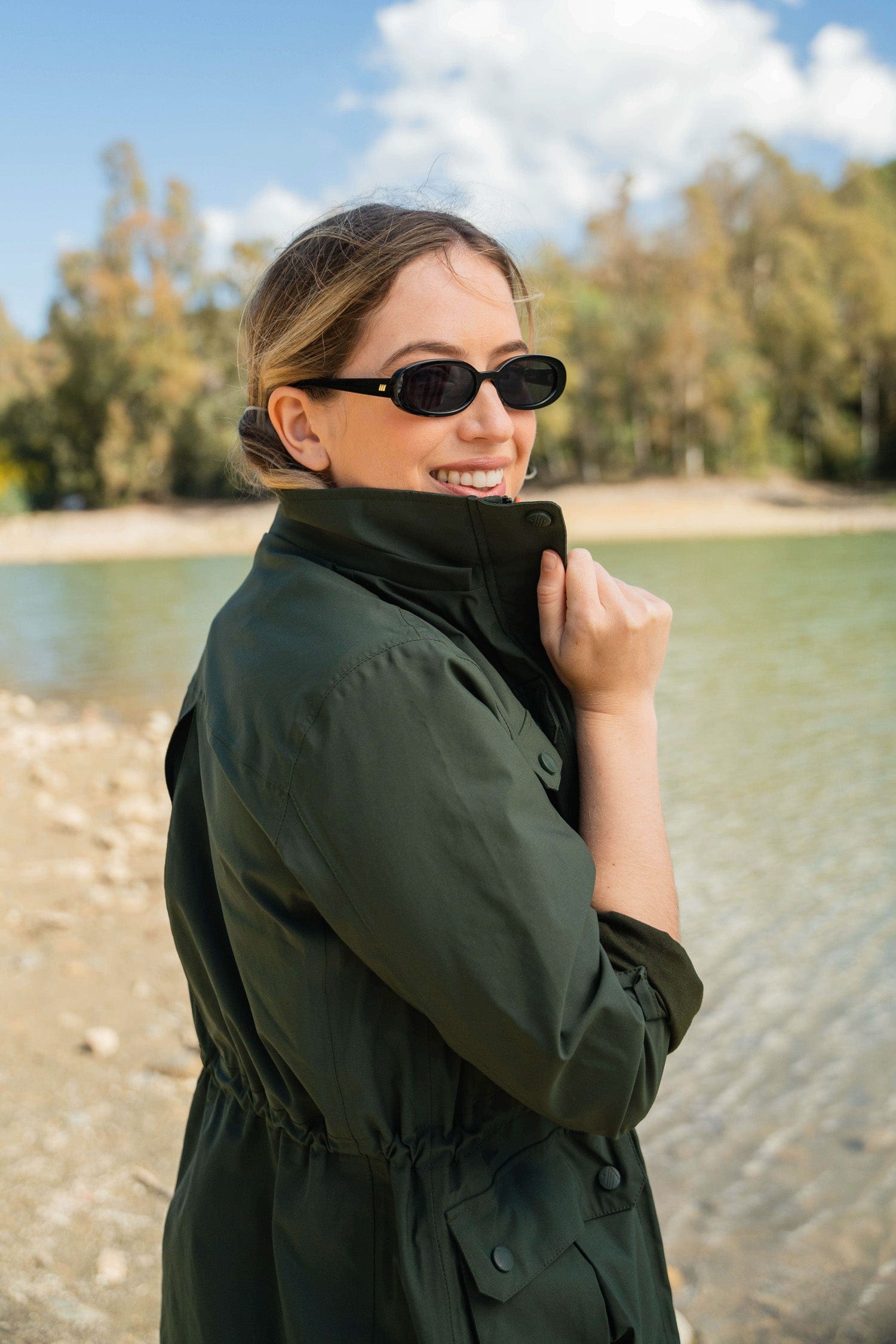 River Waterproof Jacket - Deep Khaki Jackets  