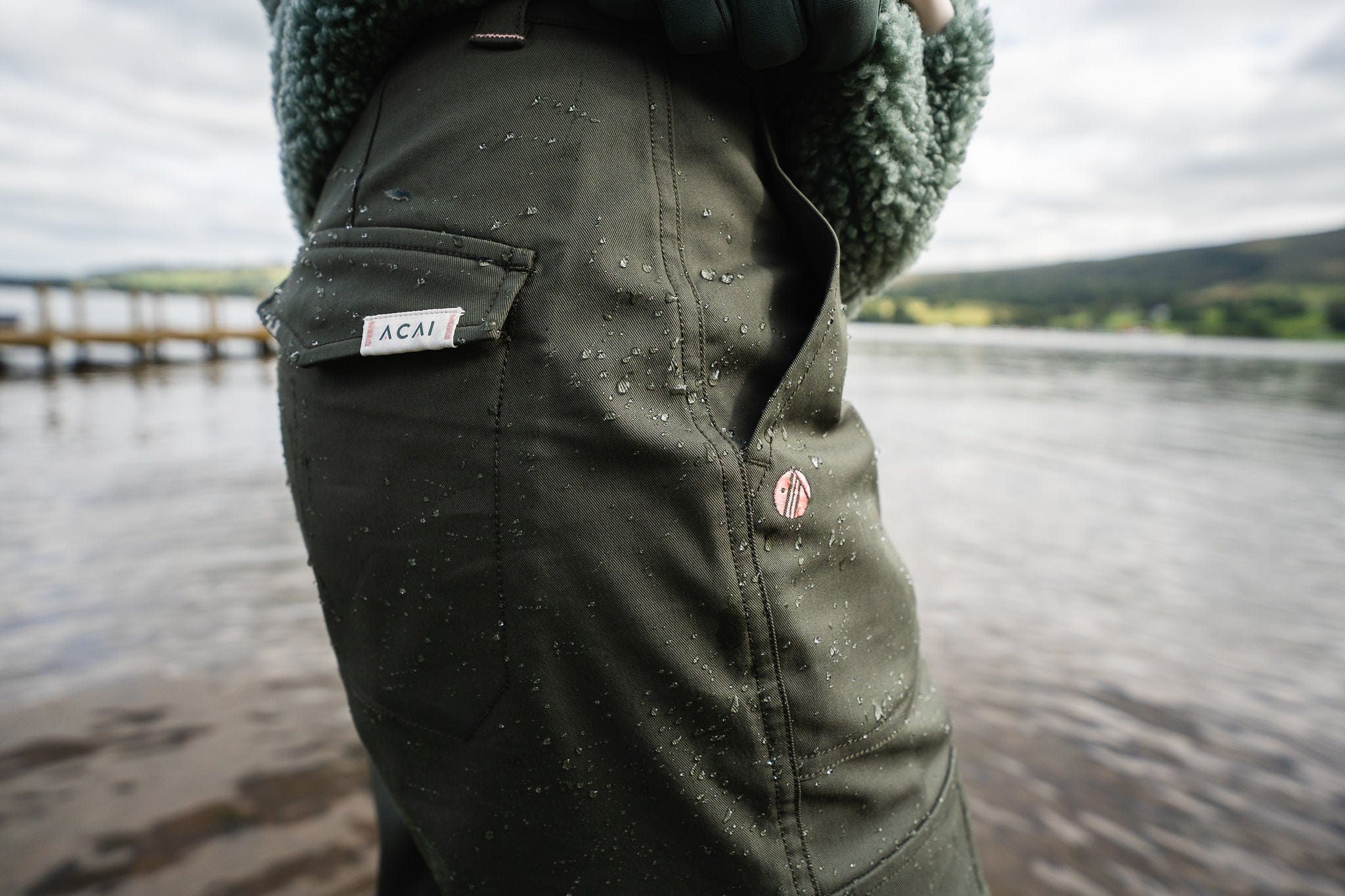 Straight Leg Cargos - Deep Khaki Trousers 