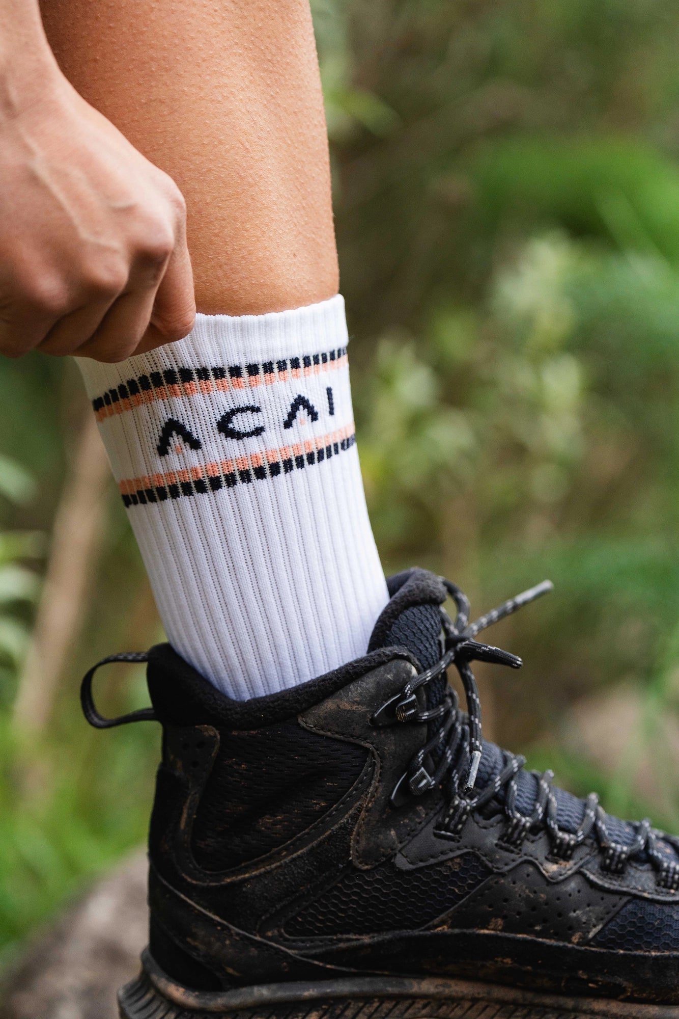 Active Stripe Socks - 2PK Deep Navy / Deep Sage Socks