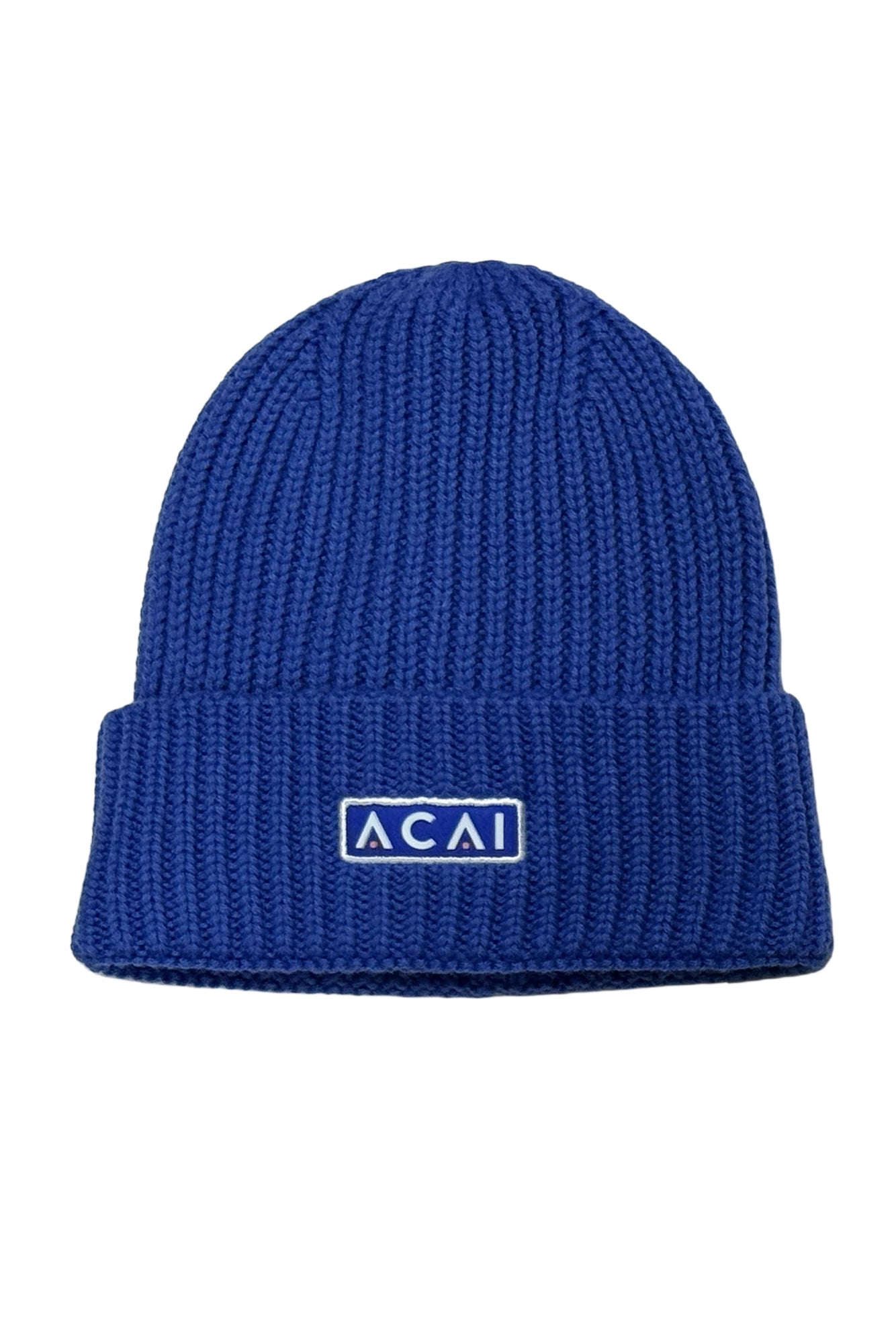 Merino Wool Beanie - Baja Blue