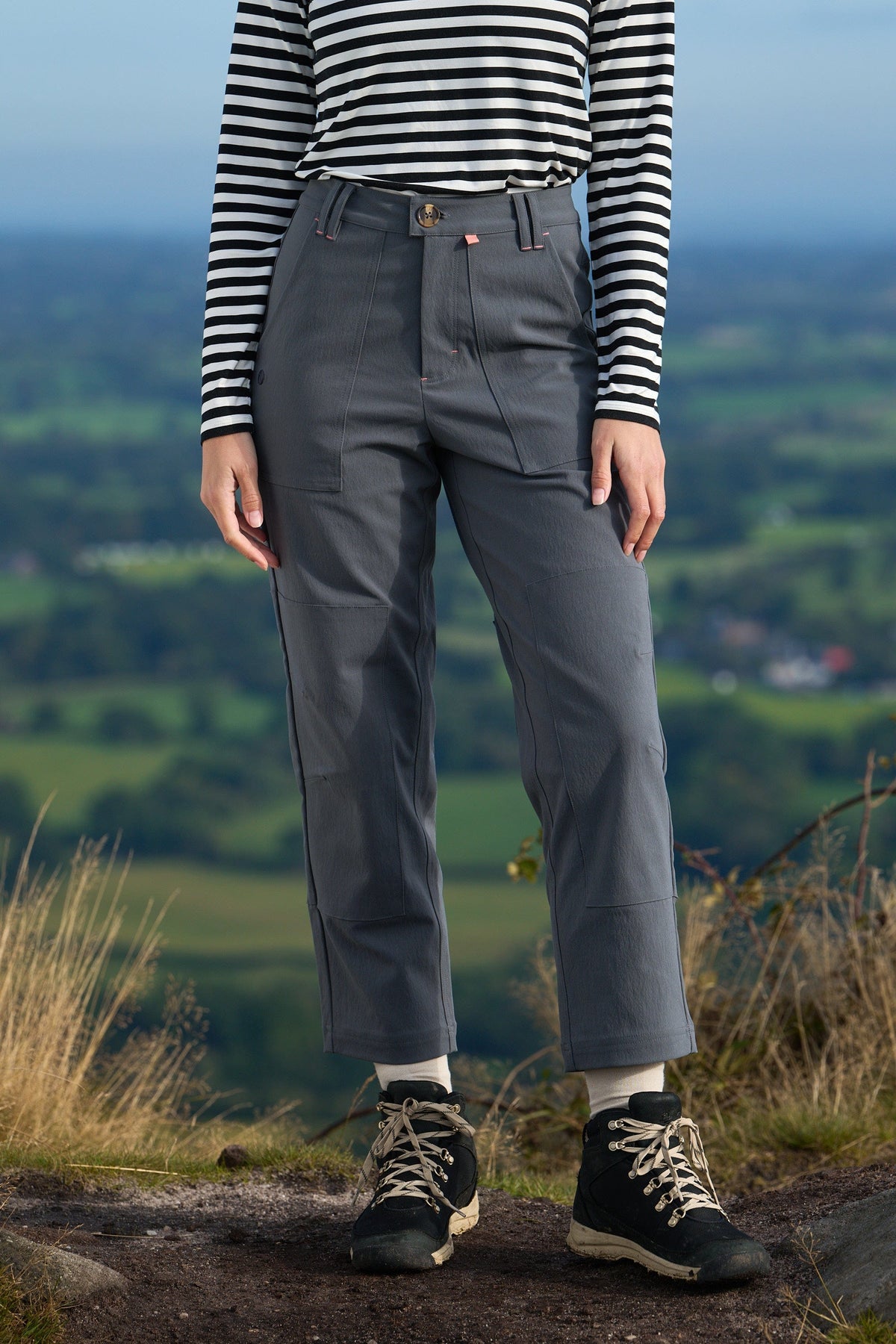 Elevation Pants - Pebble Grey Trousers  