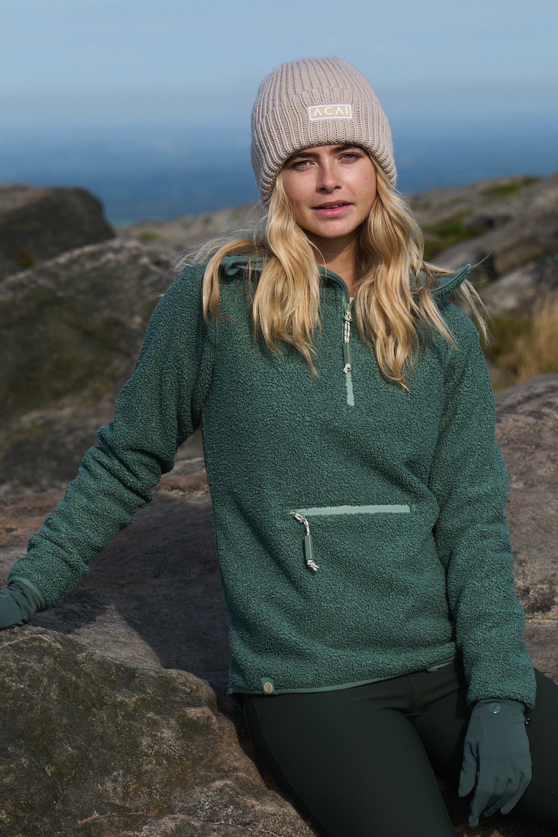 Windproof Gale Fleece - Lily Pad Sweatshirt  