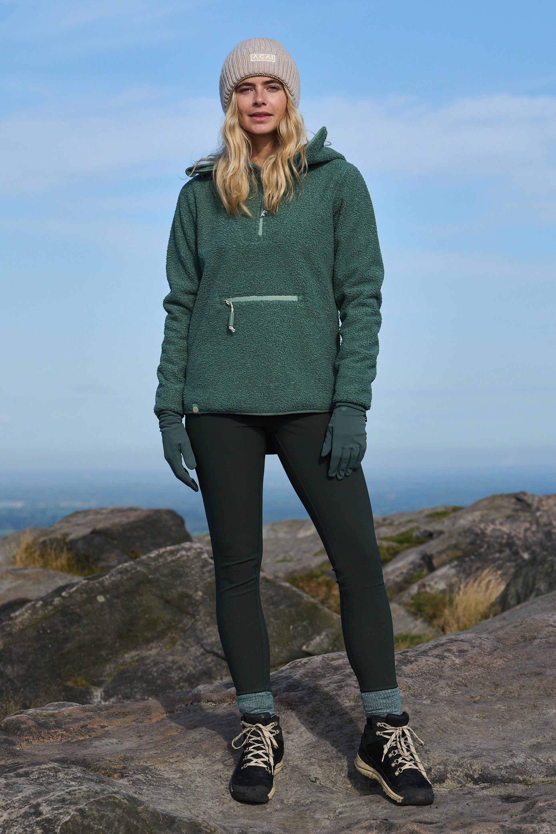 Windproof Gale Fleece - Lily Pad Sweatshirt  