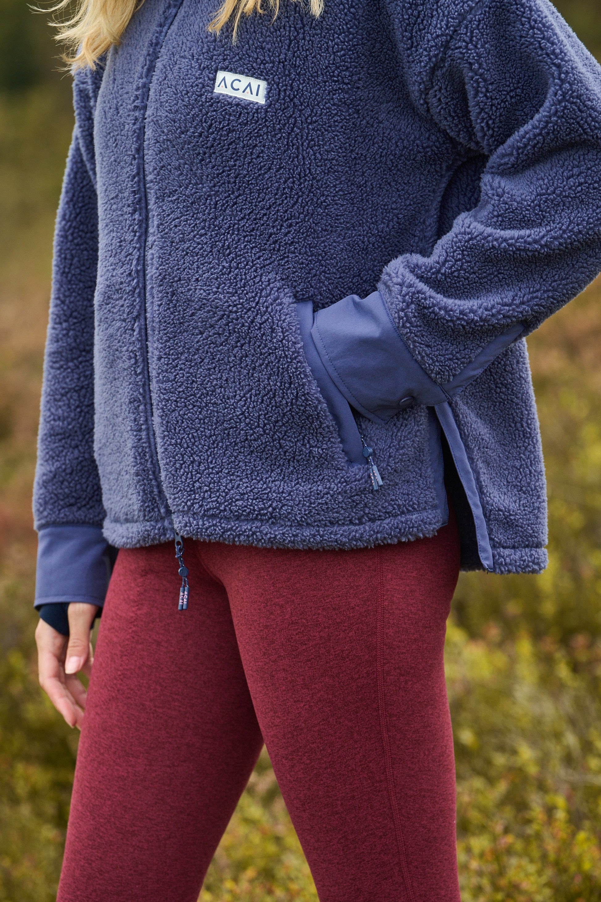 On The Go Fleece - Nightshadow Blue Sweatshirt  