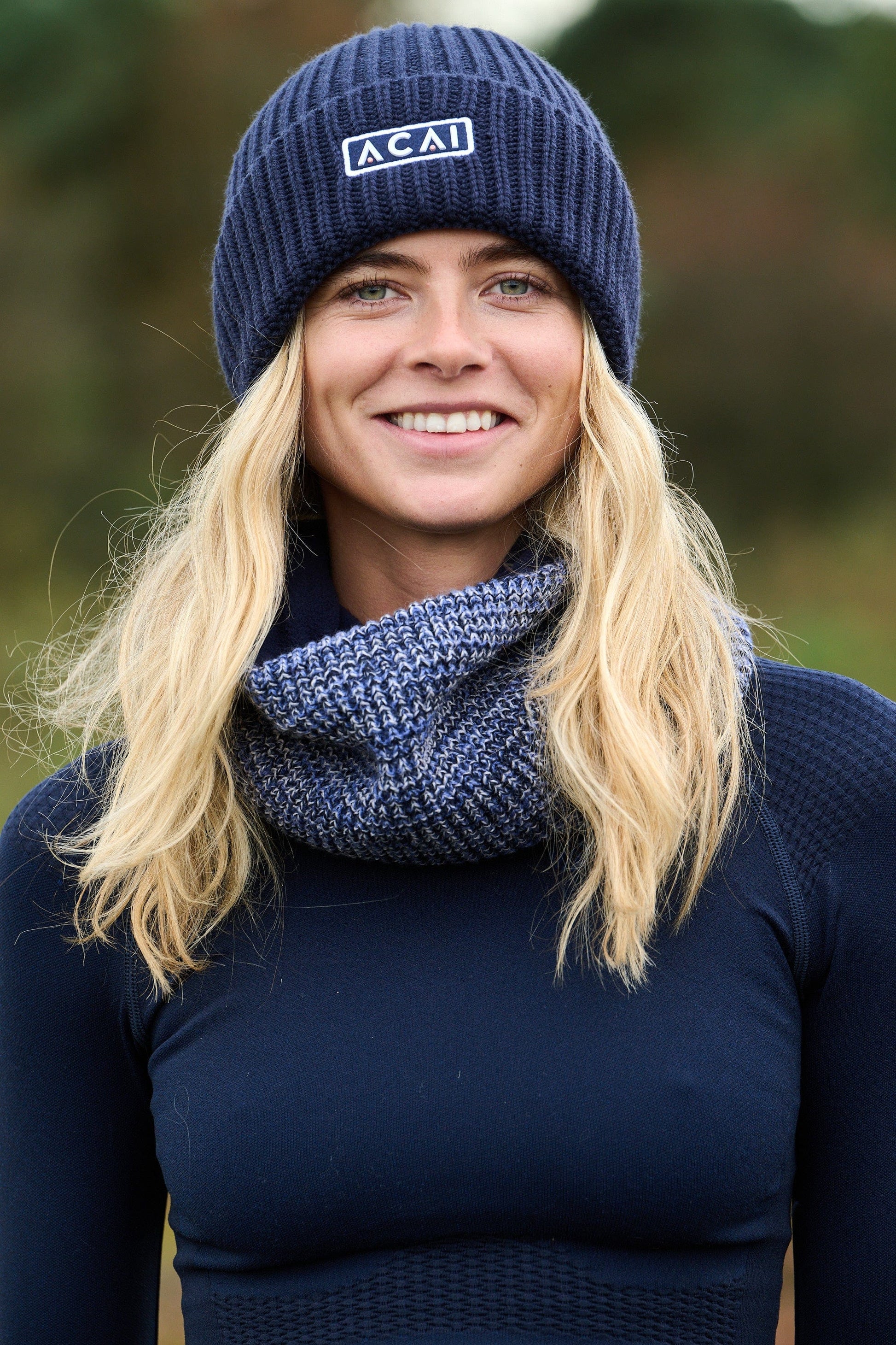 Merino Wool Beanie - Deep Navy Accessories  