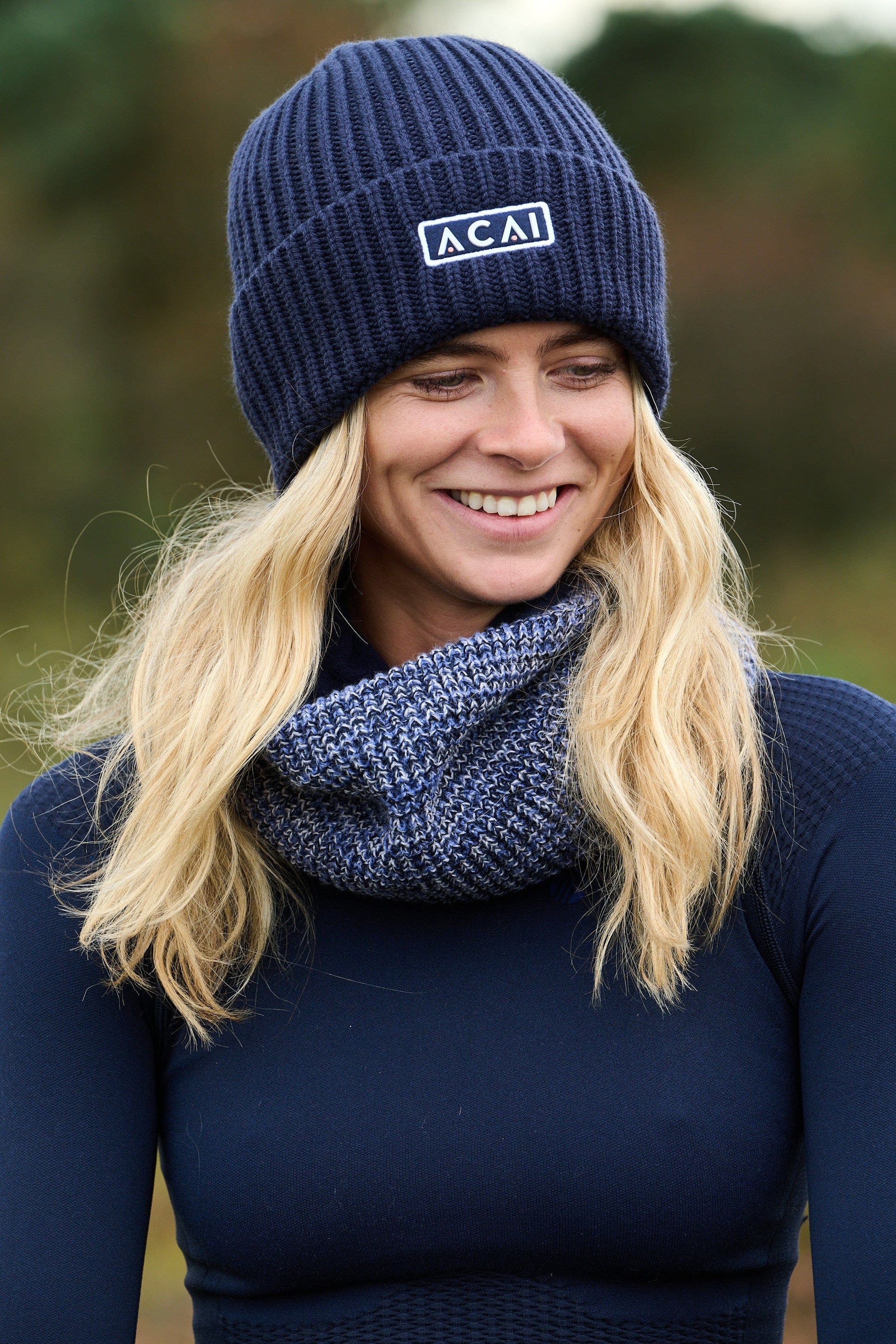 Merino Wool Beanie - Deep Navy Accessories  