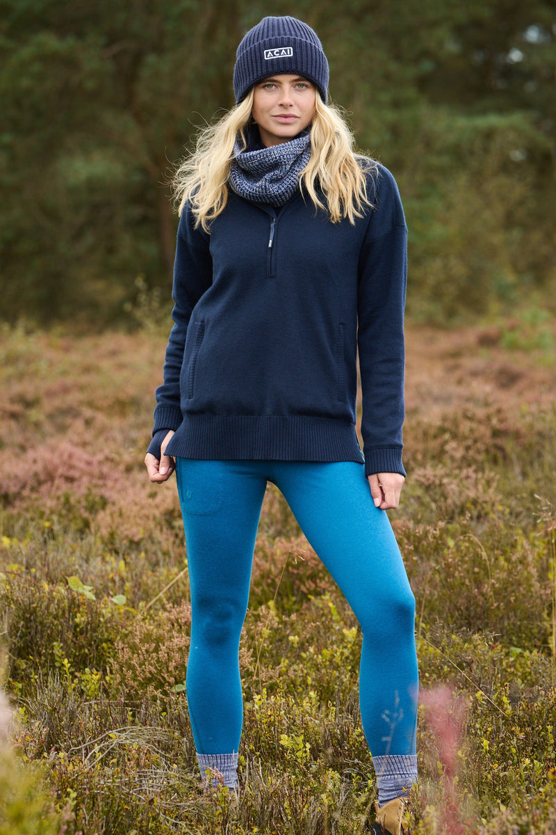 ACAI Outdoorwear | Women's Warm Winter Sweater With Wool & Pockets