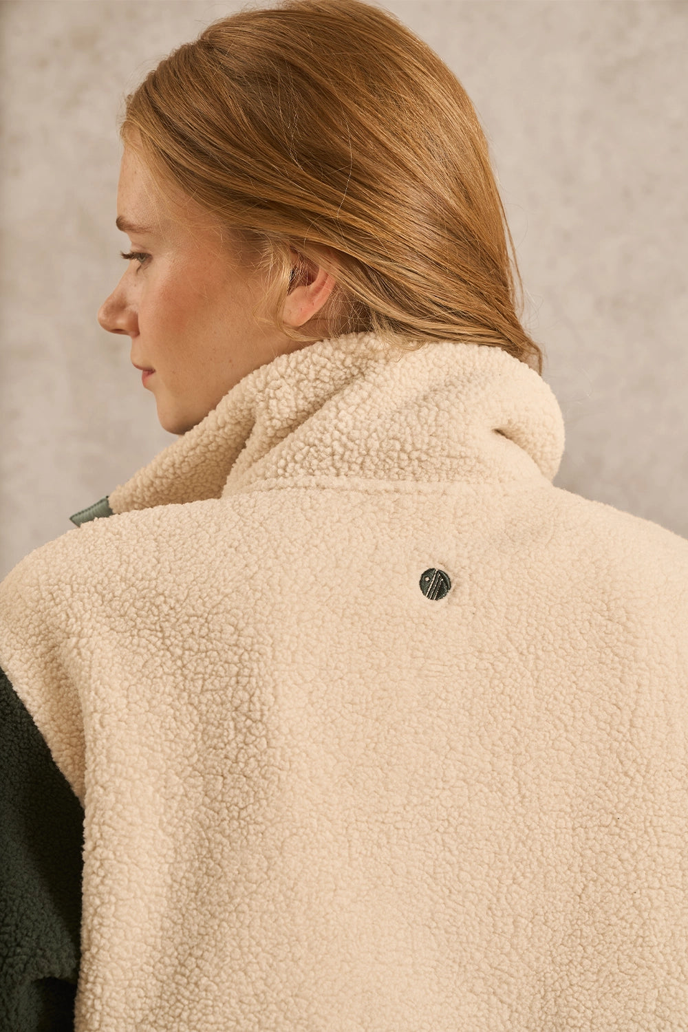 Campfire Colourblock Fleece - Forest Green