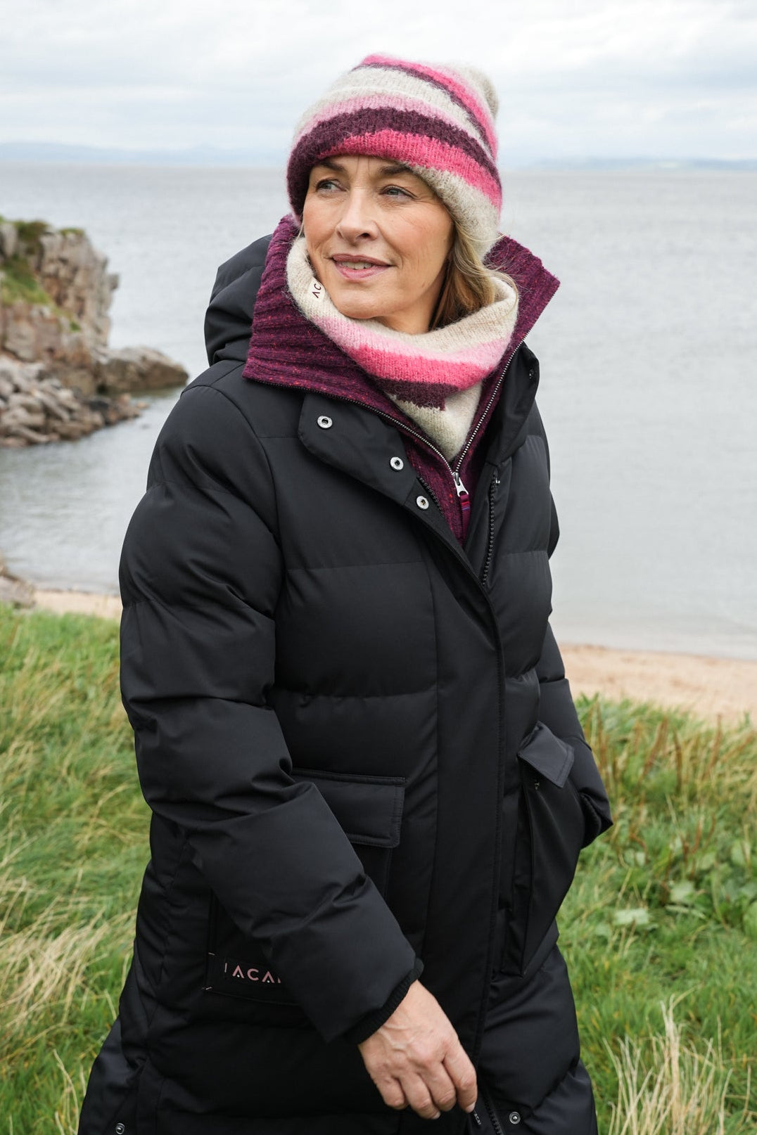 Dawn Mist Beanie - Cabernet