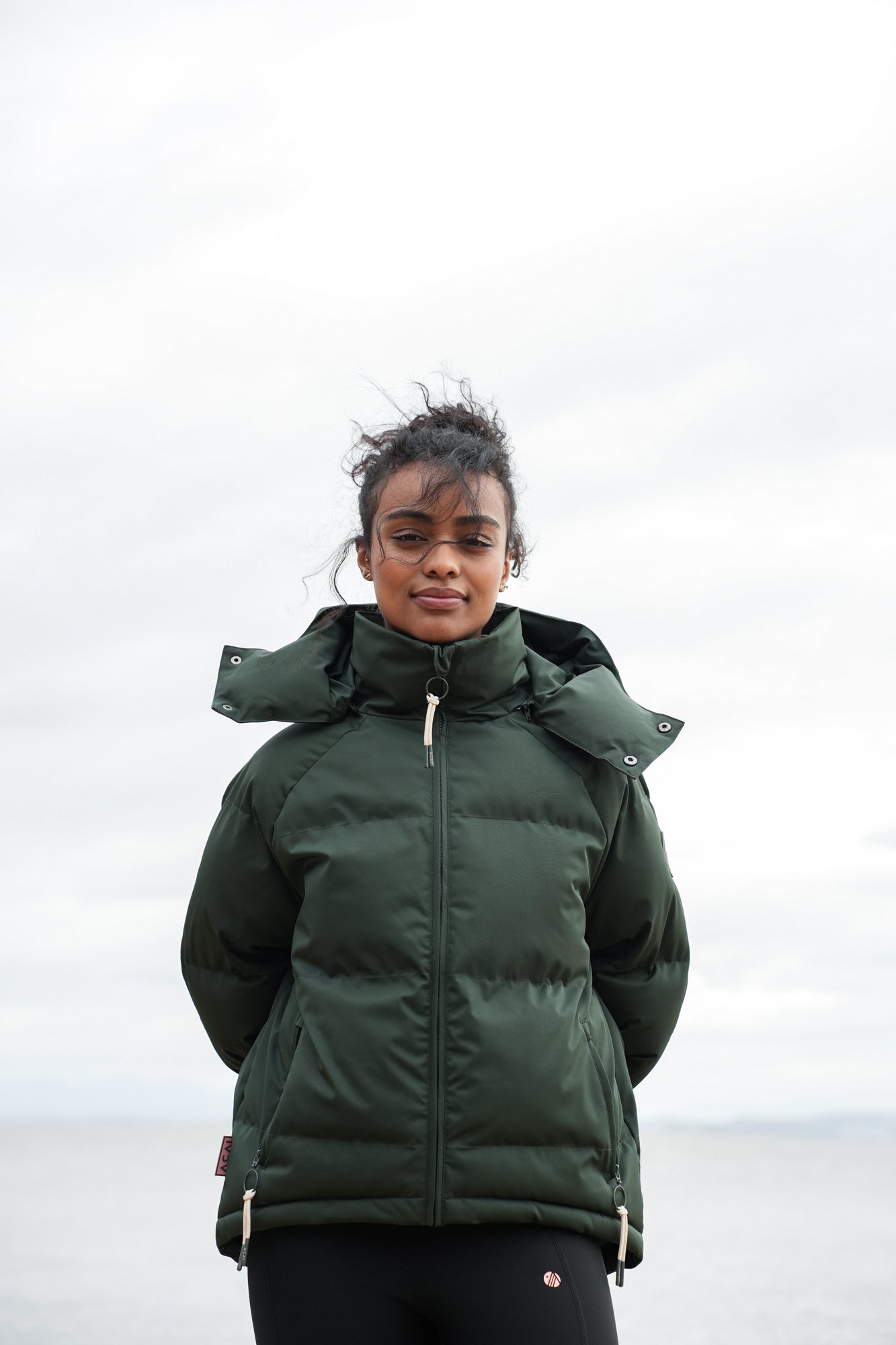 Cocoon Coat - Woodland Green