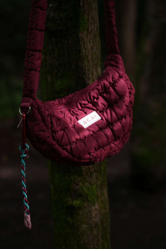 Quilted Bag - Cabernet