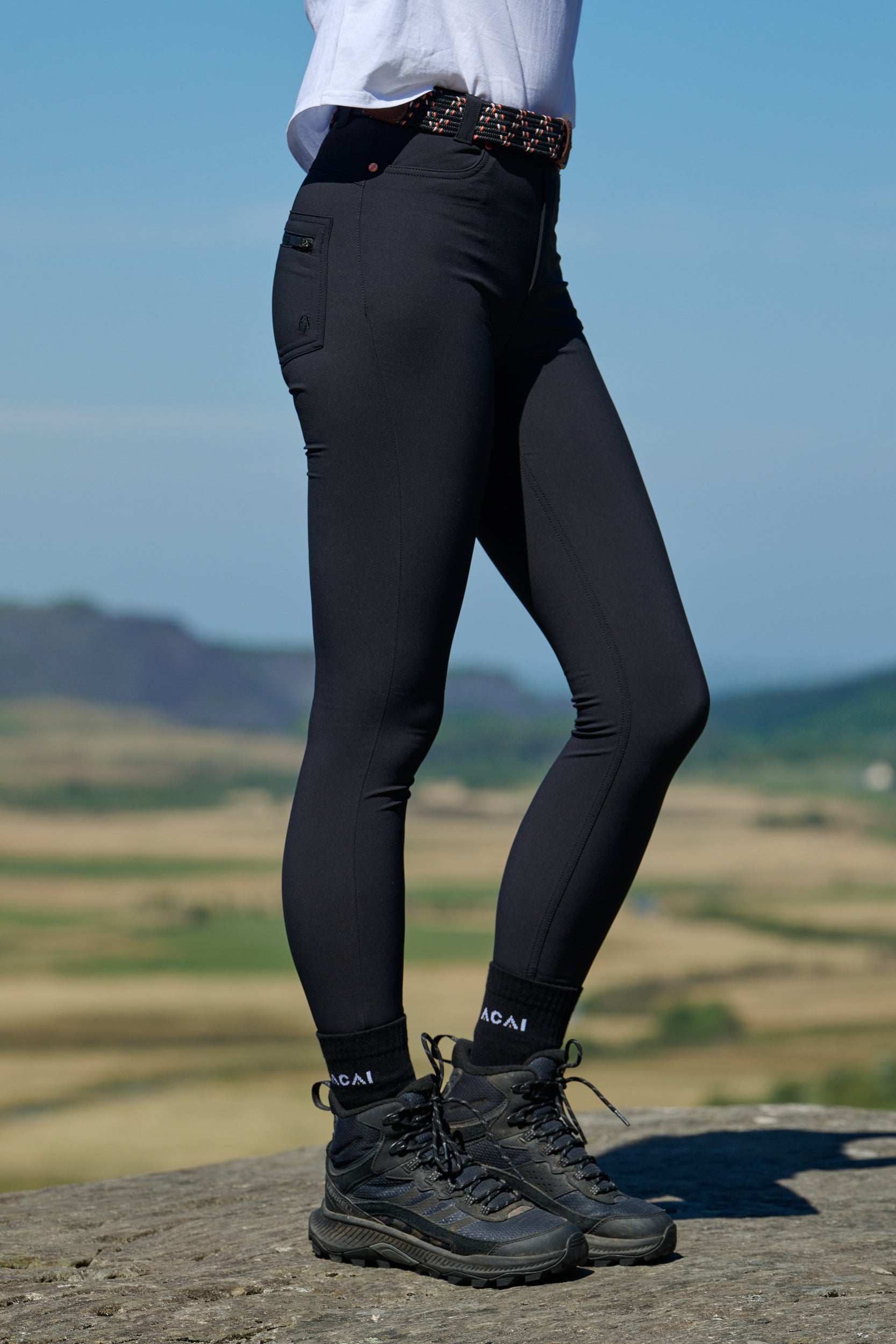 MAX Stretch Skinny Outdoor Trousers - Black