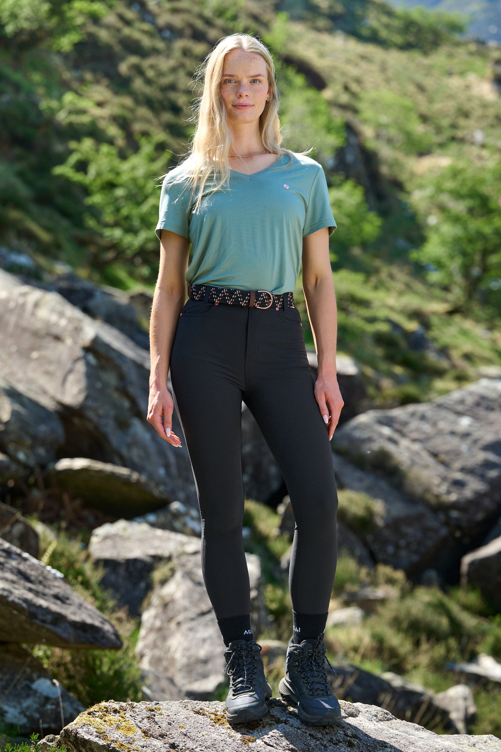 MAX Stretch High Abrasion Skinny Outdoor Trousers - Black