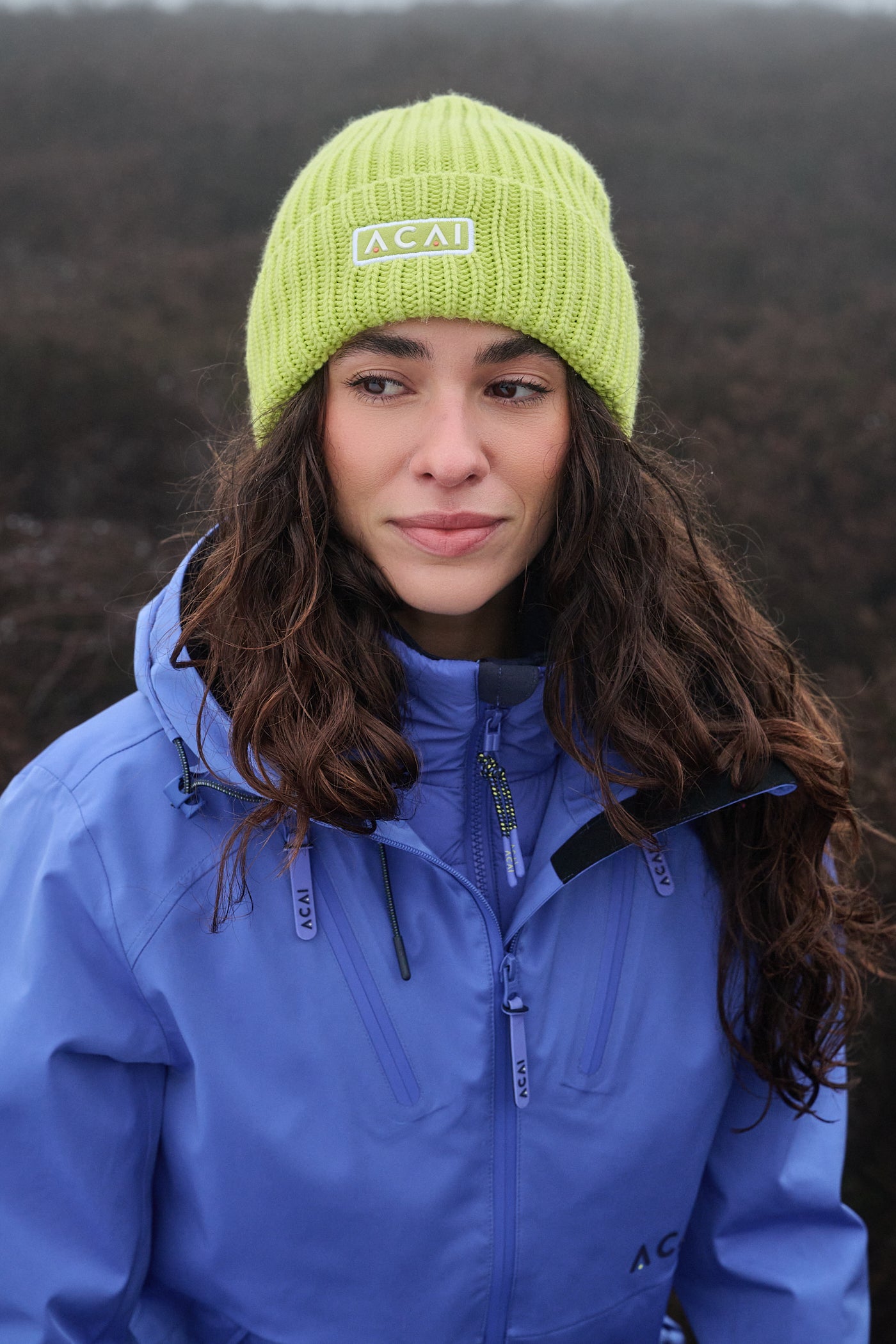 Merino Wool Beanie - Limeade