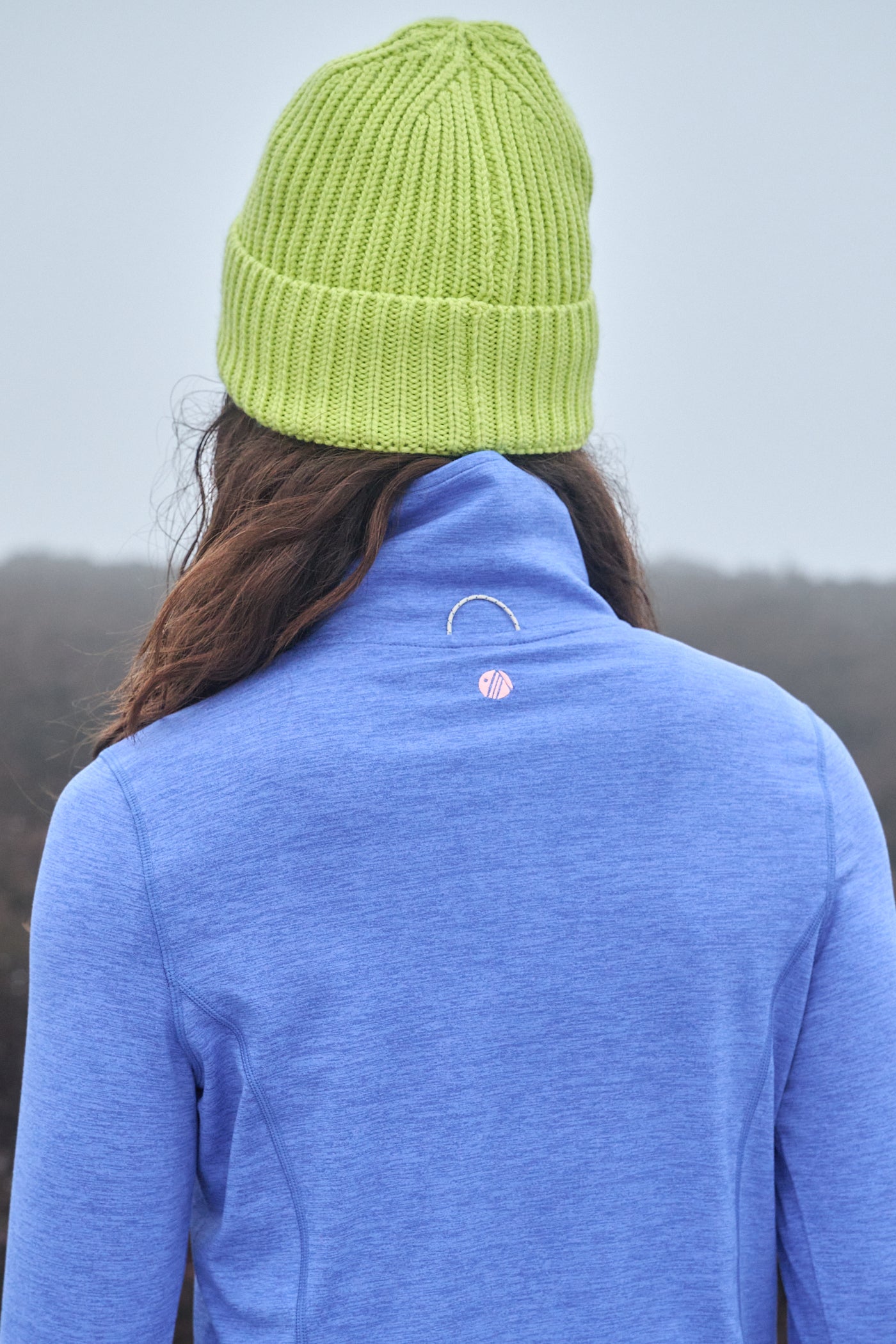 Freeform Quarter Zip - Baja Blue