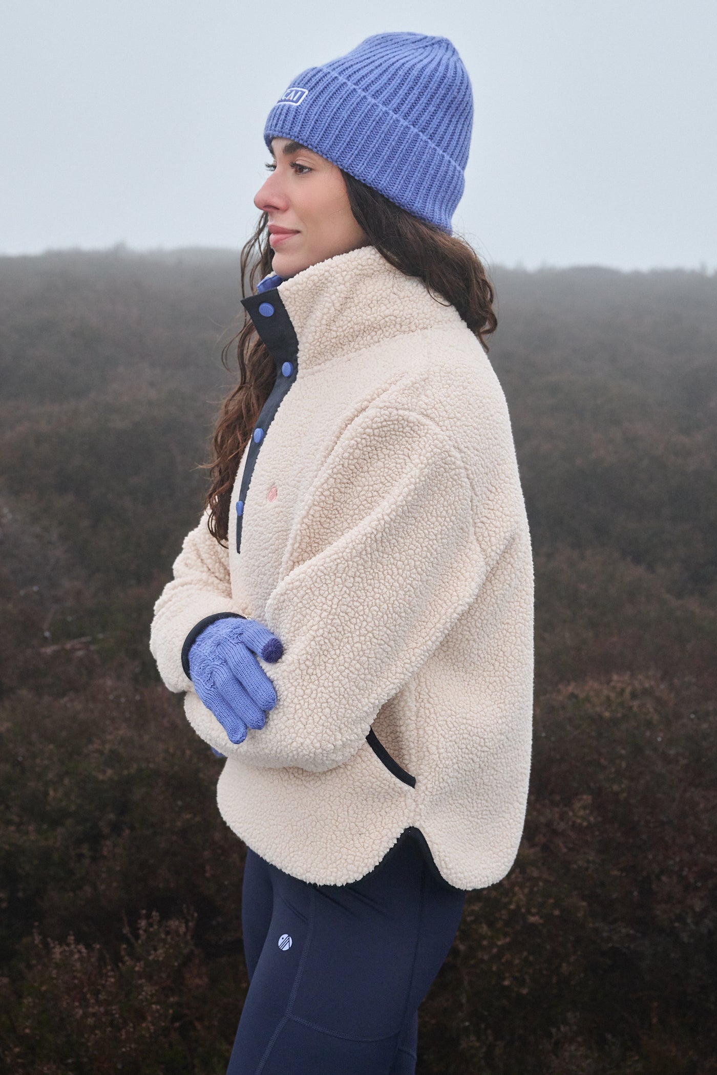 Nomad Fleece - Oatmeal / Navy