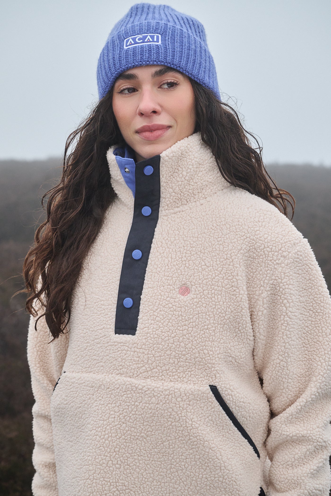 Nomad Fleece - Oatmeal / Navy