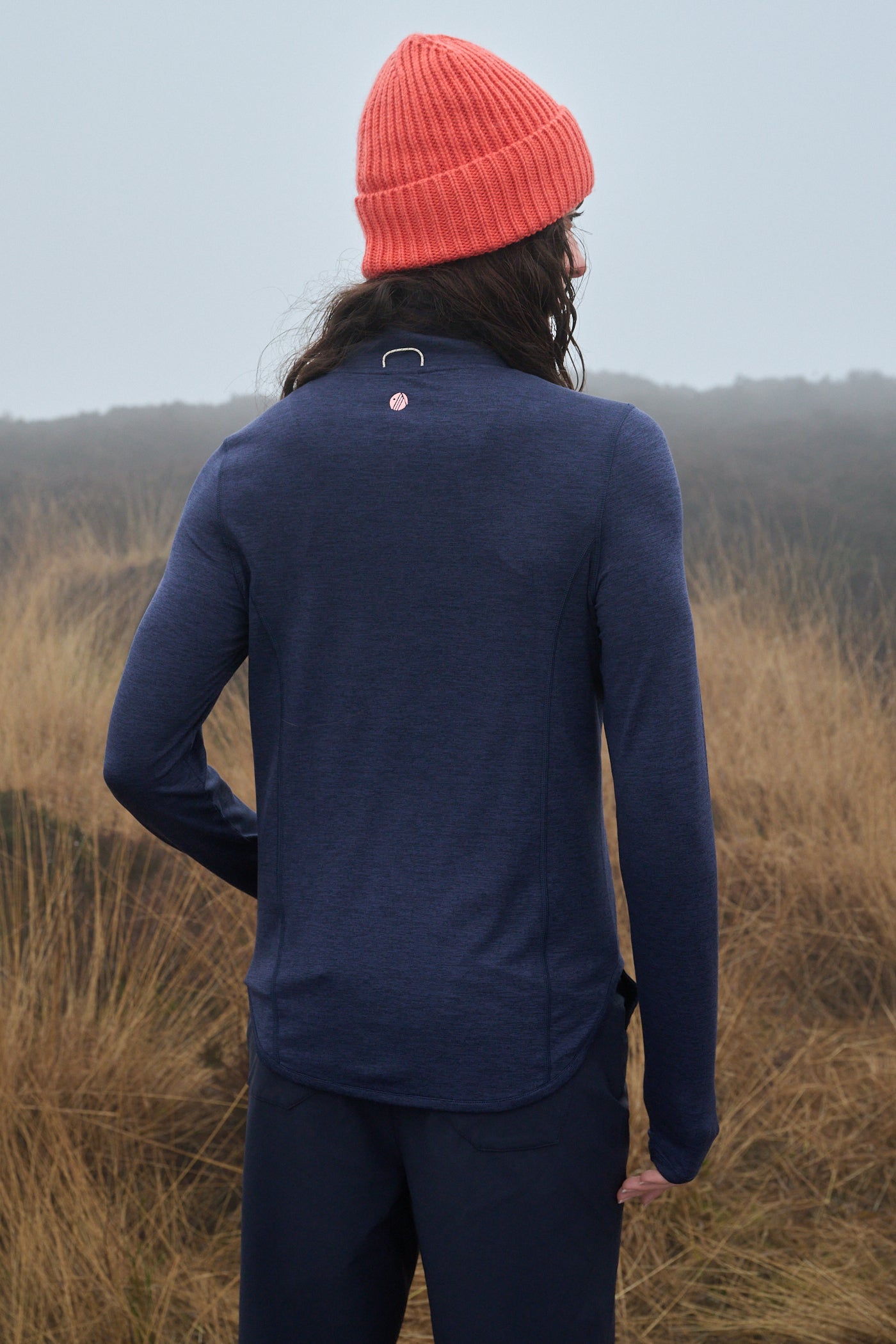 Freeform Quarter Zip Deep Navy | Lightweight Layering Top