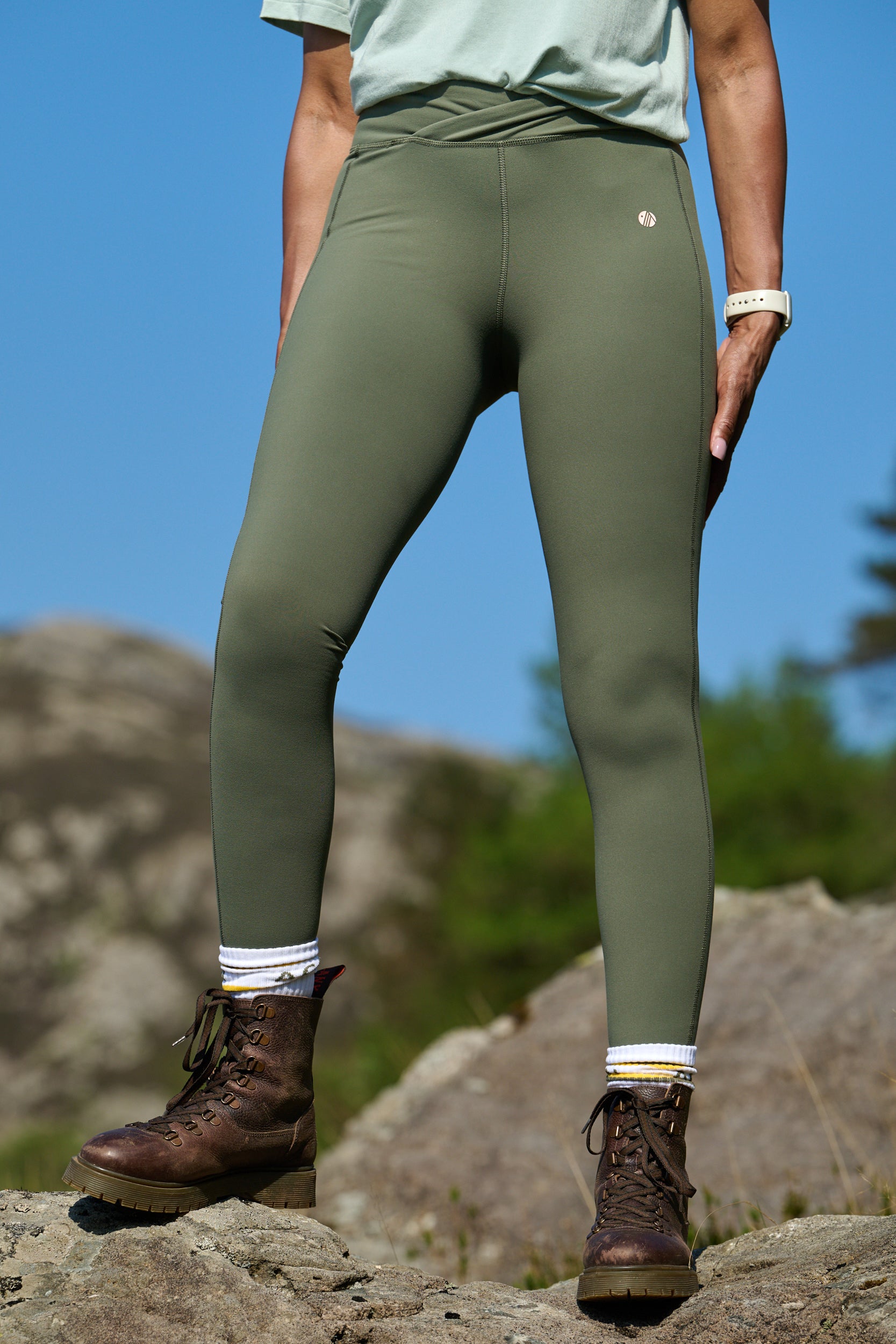 Encompass Leggings - Full Length - Deep Sage