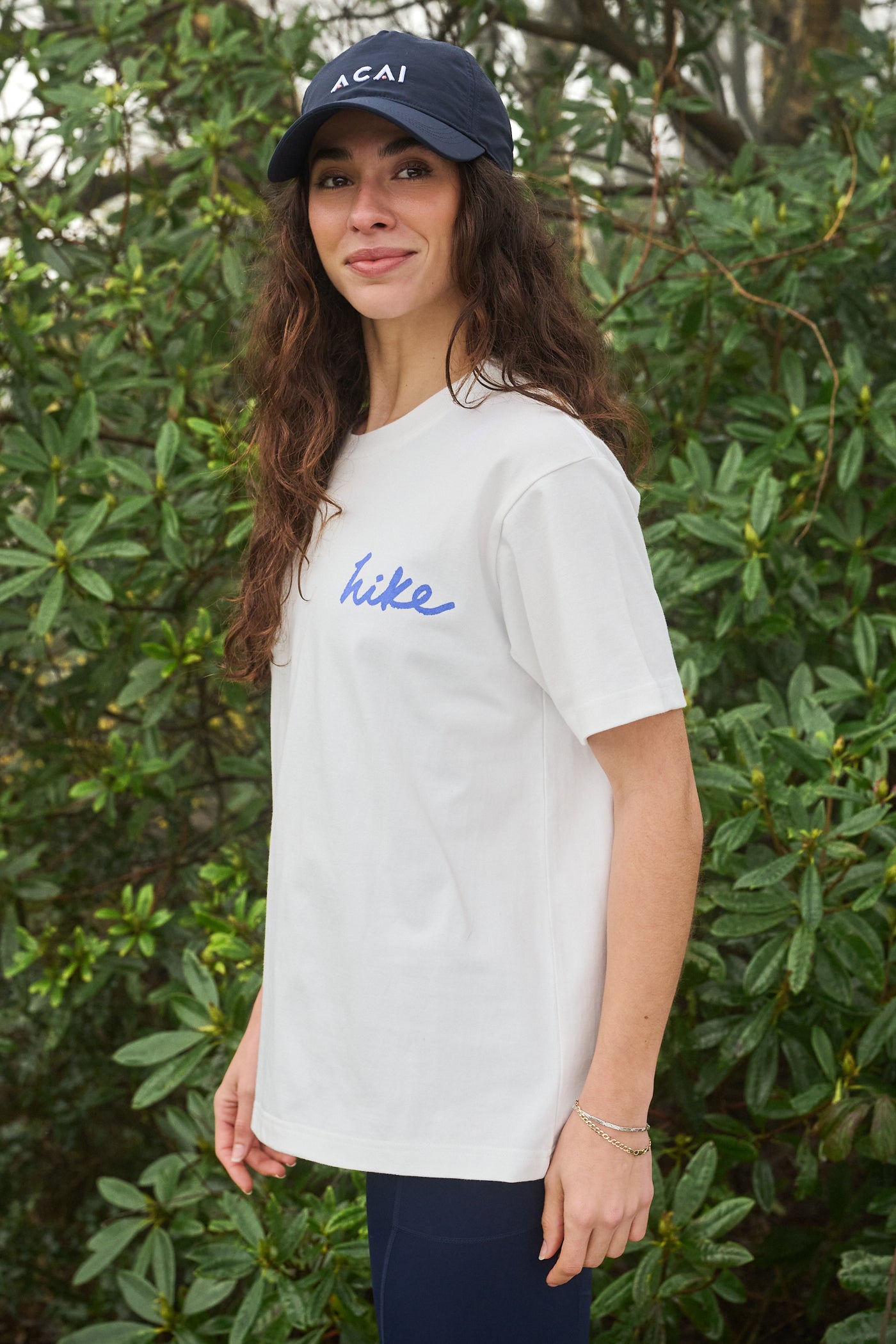 Hike Hike Hike Graphic Tee - Off White