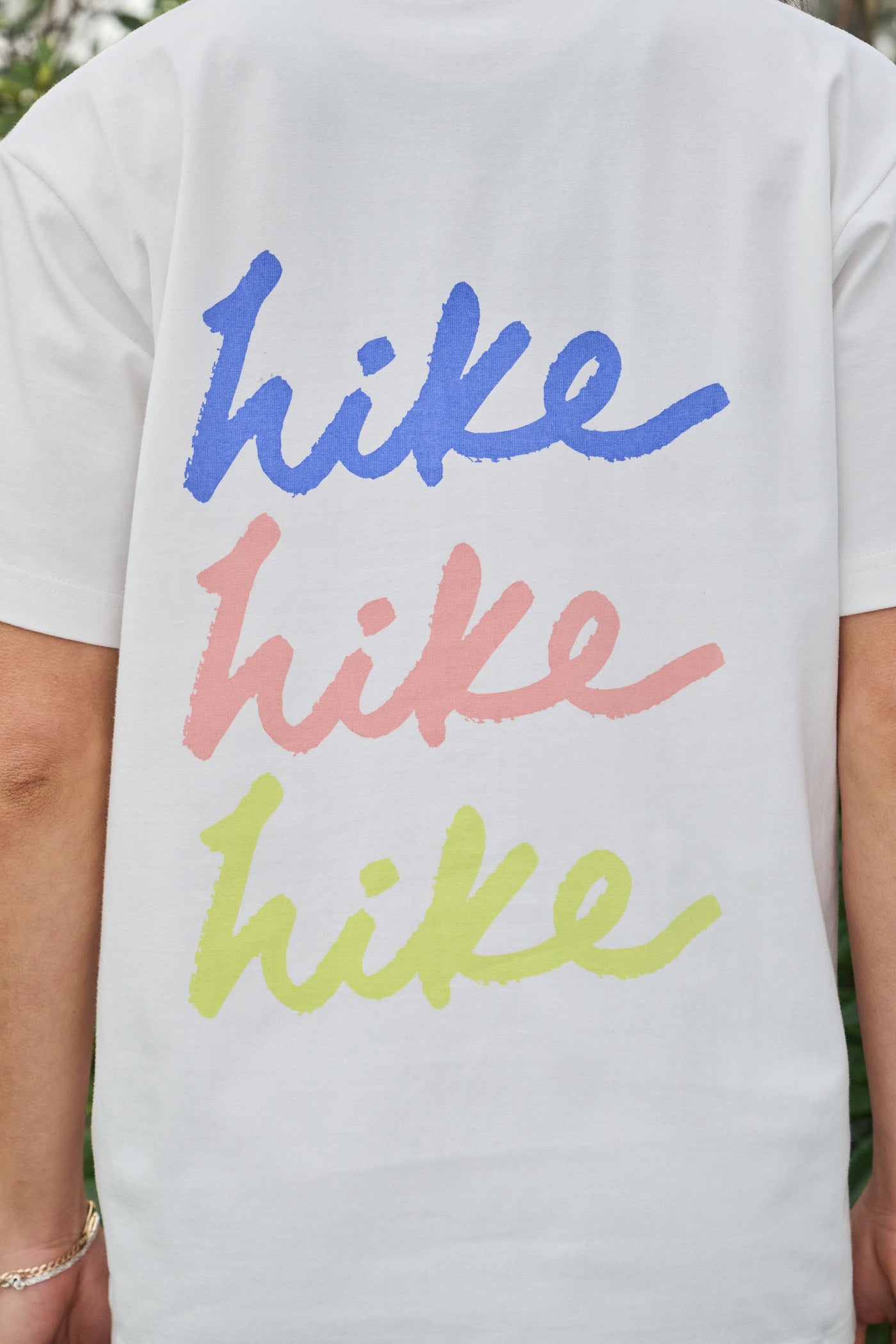 Hike Hike Hike Graphic Tee - Off White