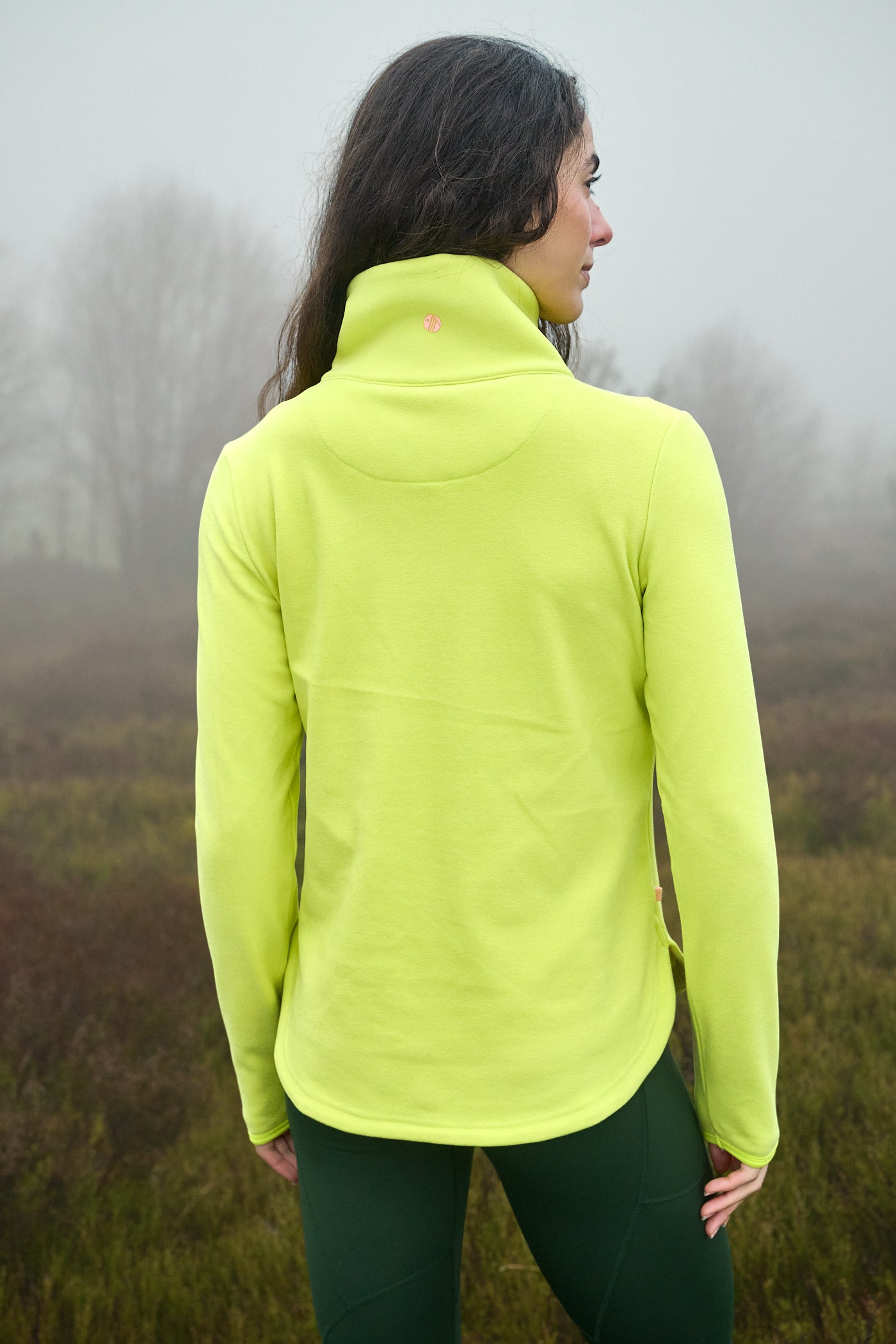 ACAI Endurasoft Quarter Zip | Limeade, Soft & Water-Resistant