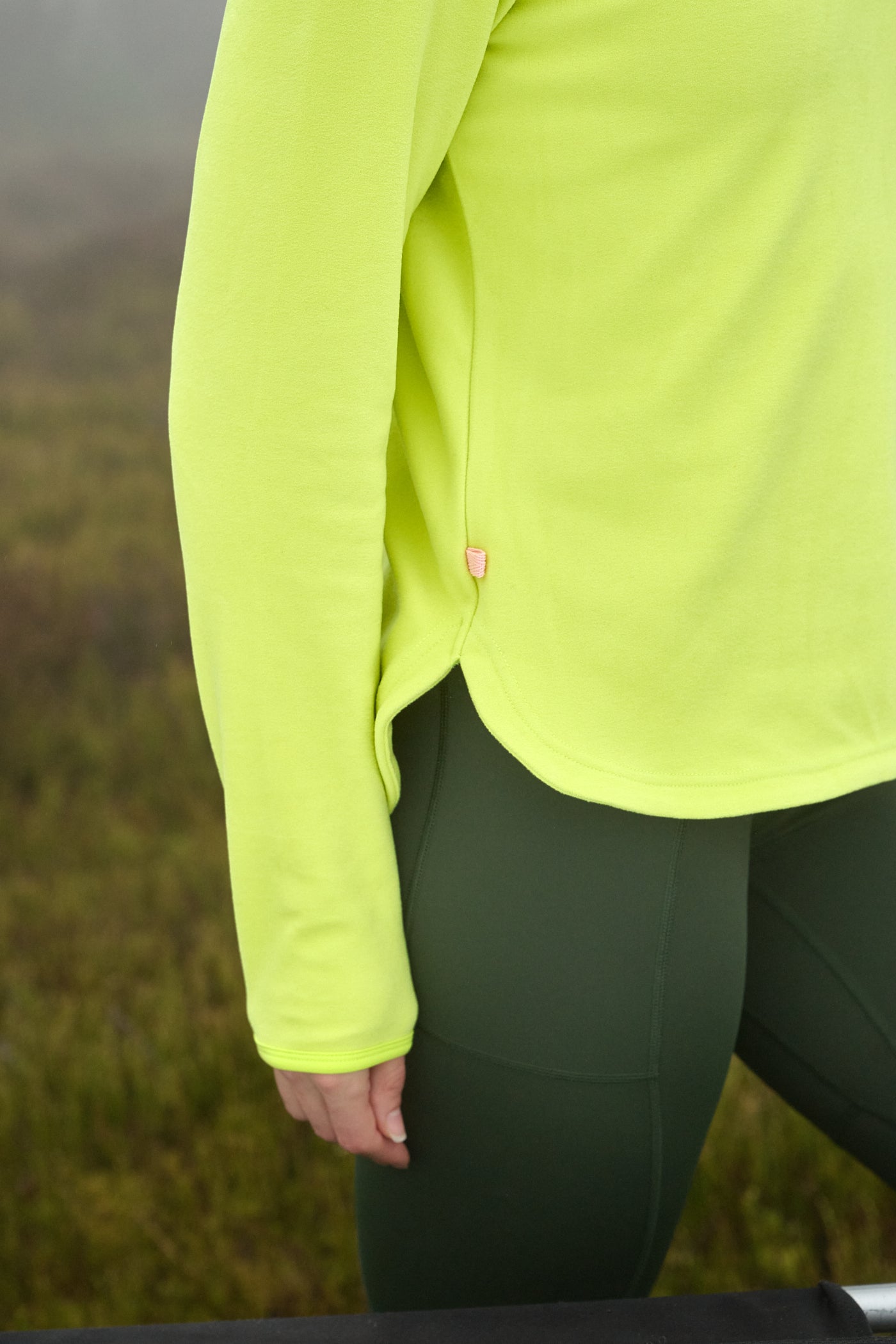 ACAI Endurasoft Quarter Zip | Limeade, Soft & Water-Resistant