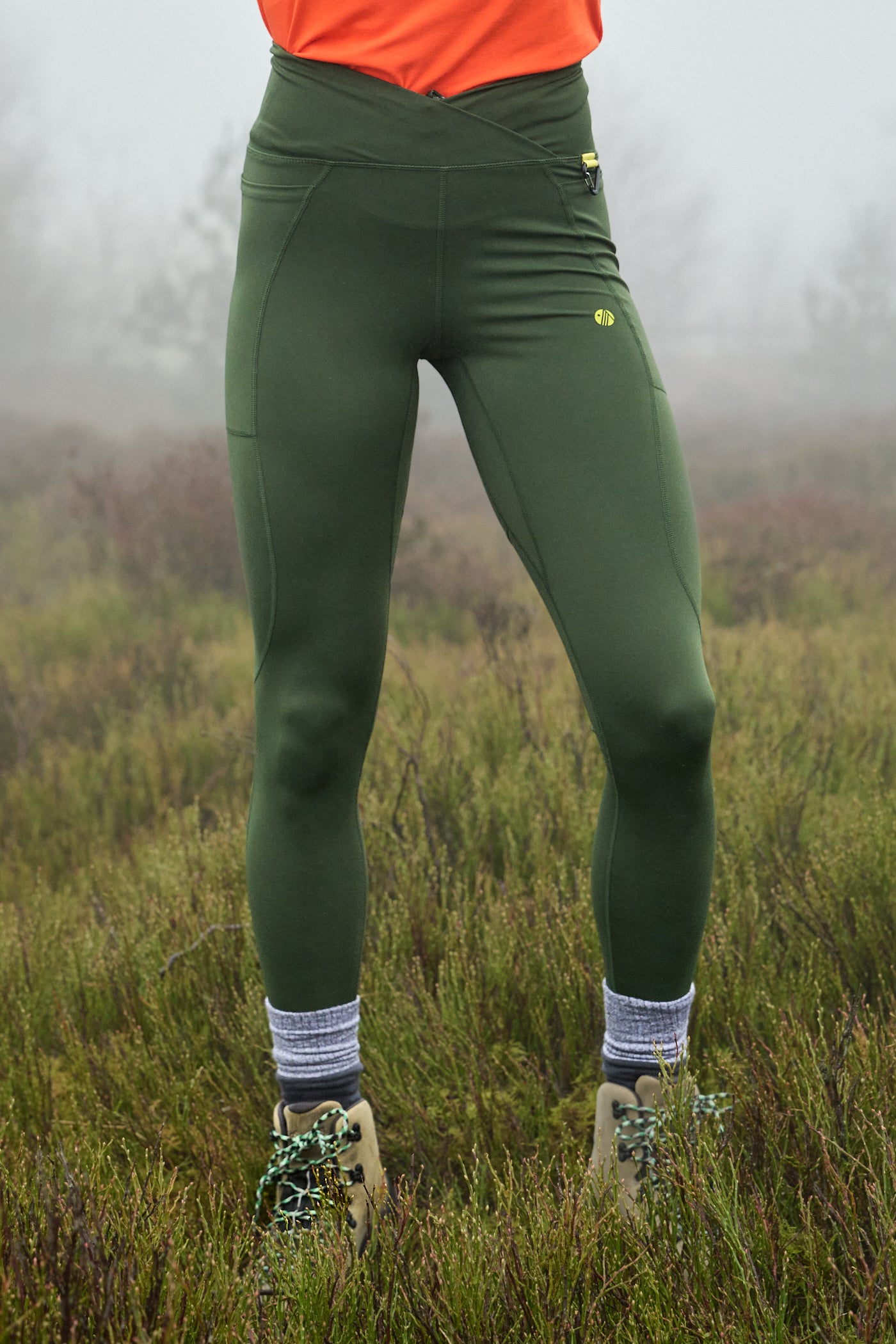 Ascent Leggings - Woodland Green
