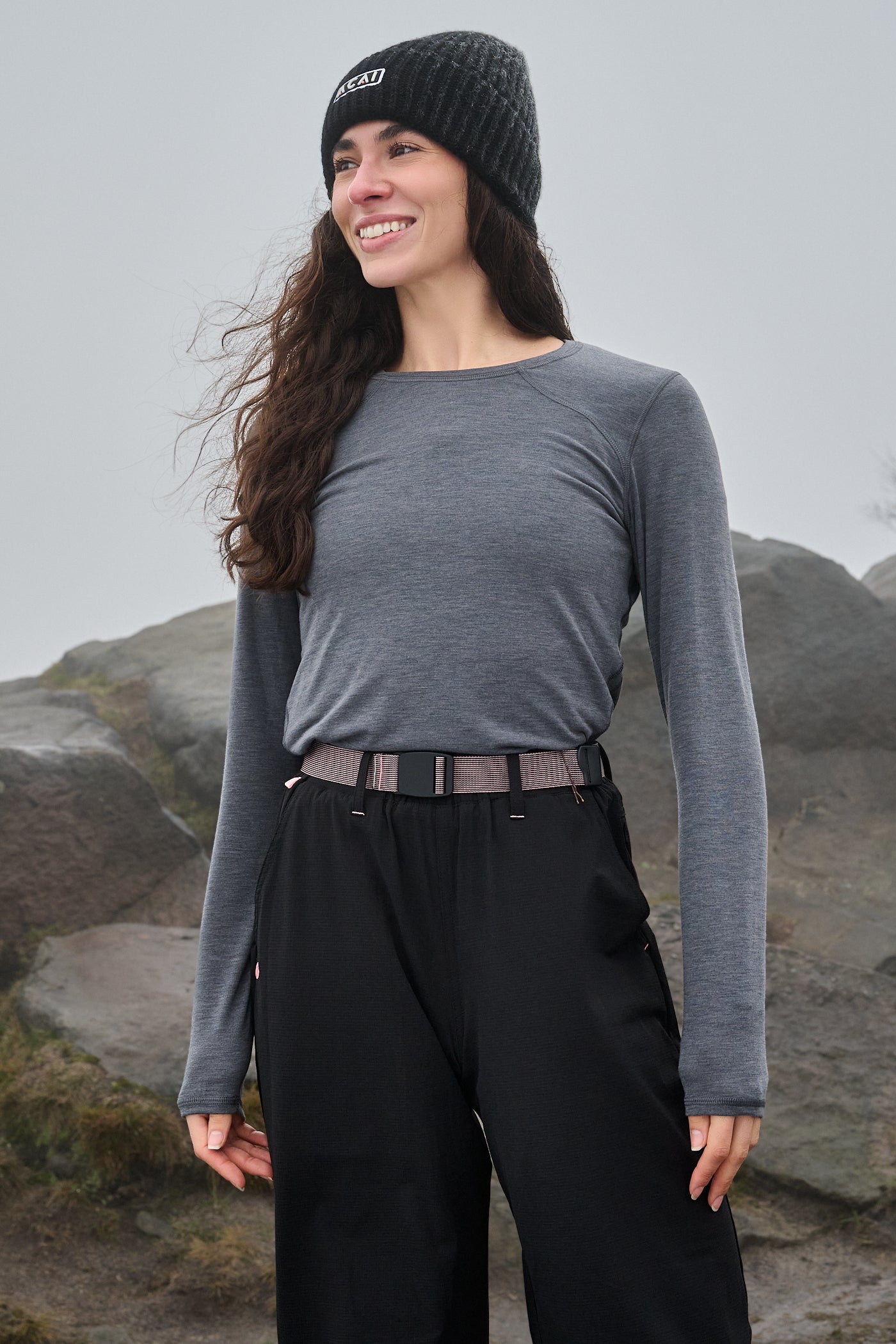 Essence Long Sleeve Baselayer - Grey Marl