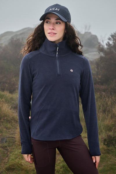 ACAI Endurasoft Quarter Zip | Deep Navy, Soft & Water-Resistant