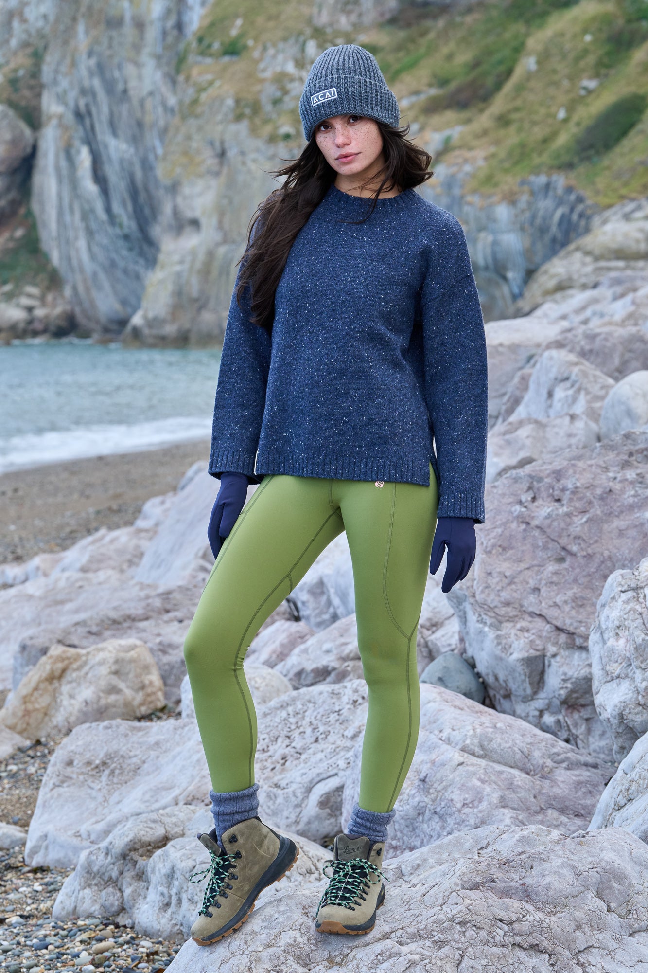 Dusk Crew Neck Knitted Jumper - Deep Navy