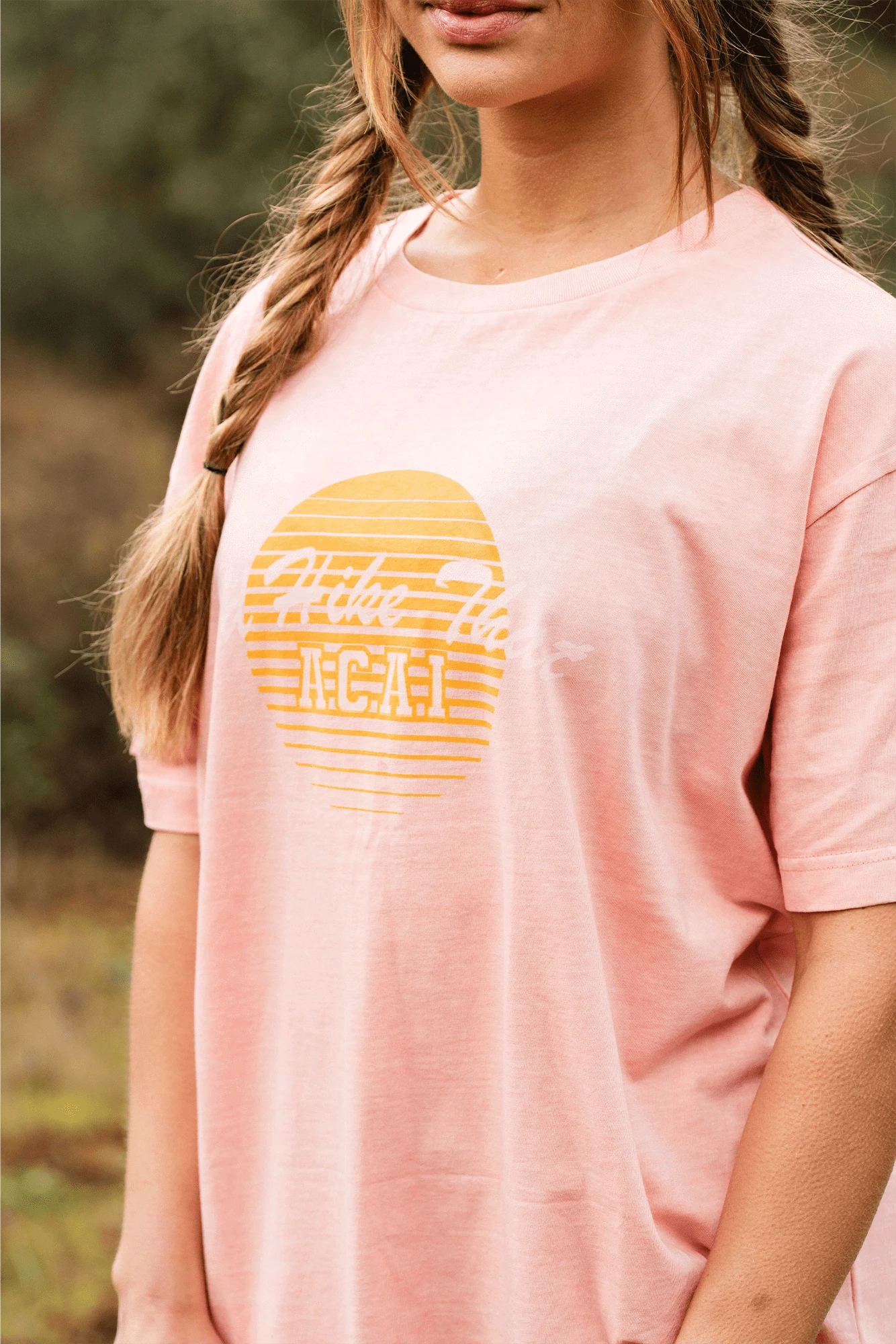 I'd Hike That Graphic Tee - Dusky Pink T-Shirts