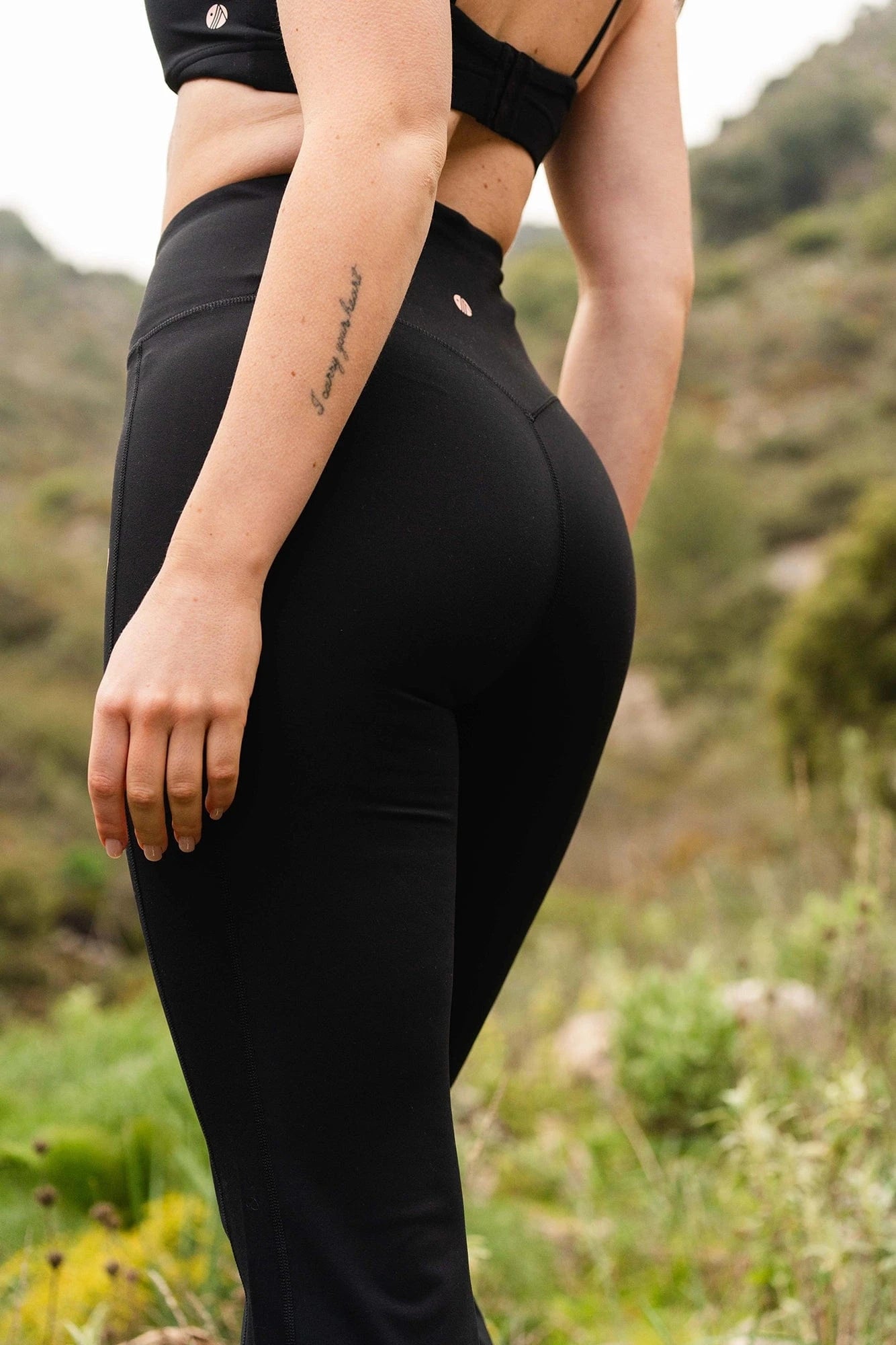 Encompass Flared Trousers - Black Trousers