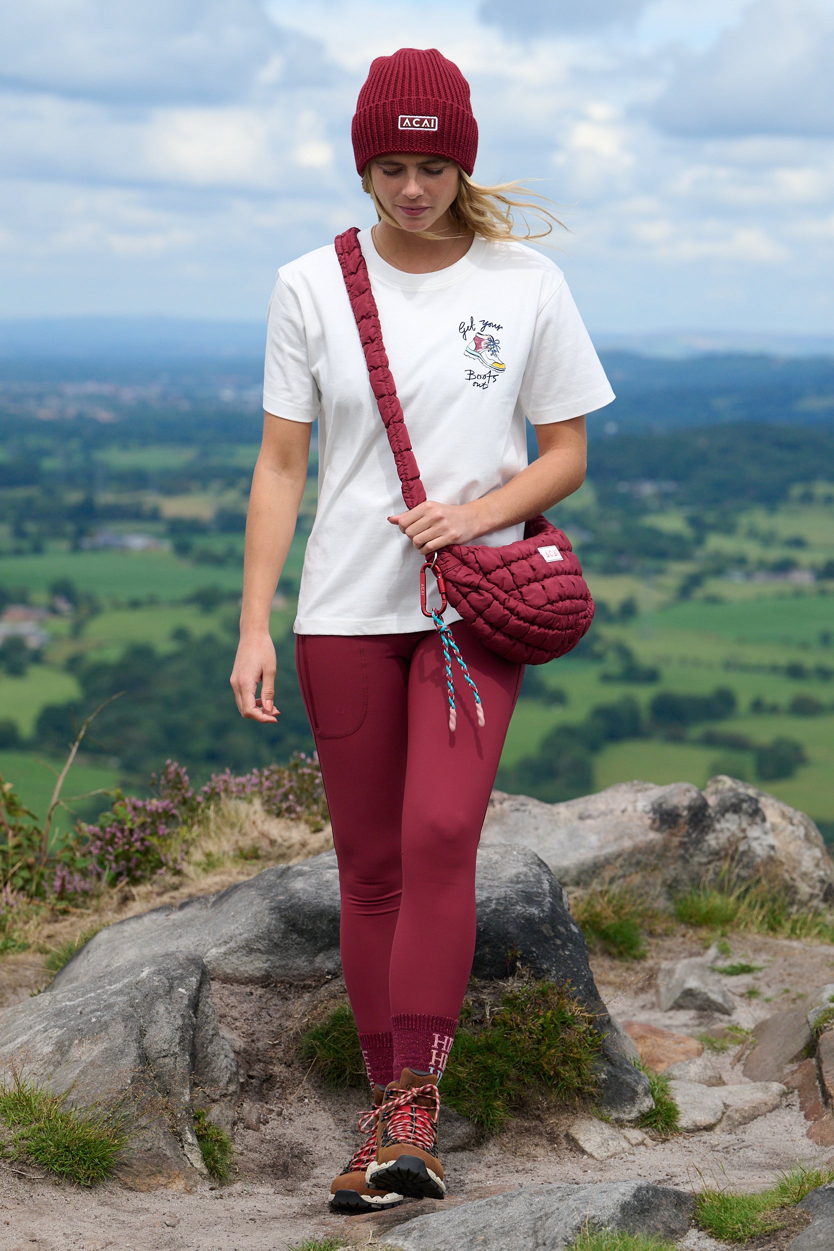 Get Your Boots Out Graphic Tee - Off White