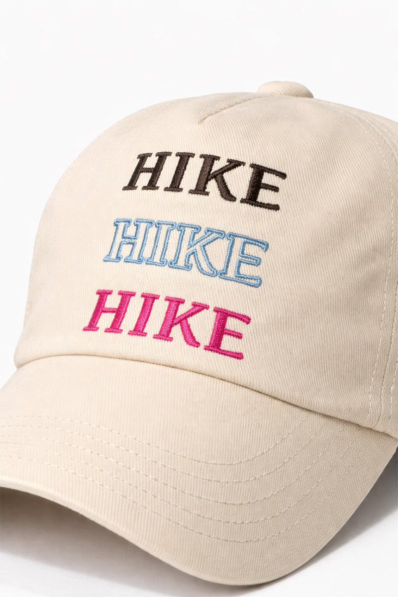 Hike Hike Hike Cotton Cap - Oatmeal
