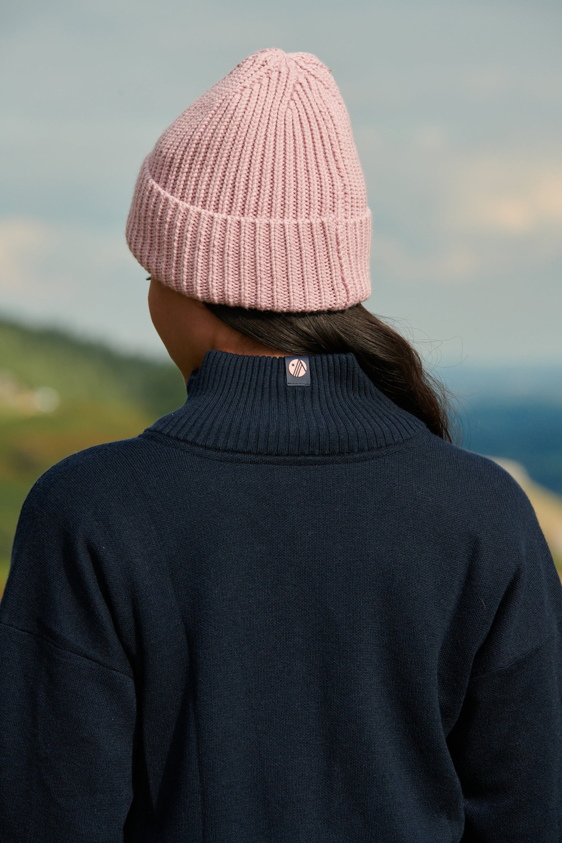 Merino Wool Beanie - Dusky Pink Accessories  