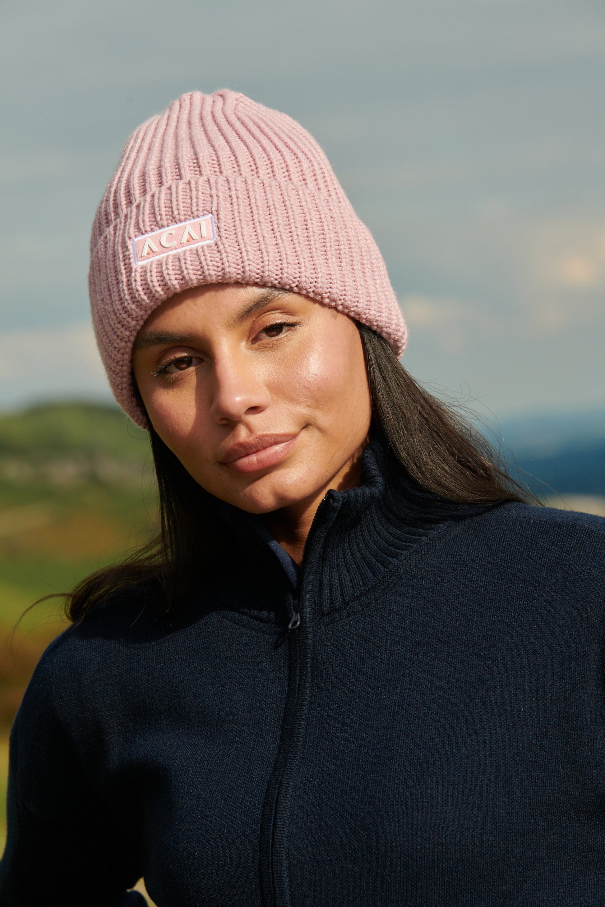 Merino Wool Beanie - Dusky Pink Accessories  