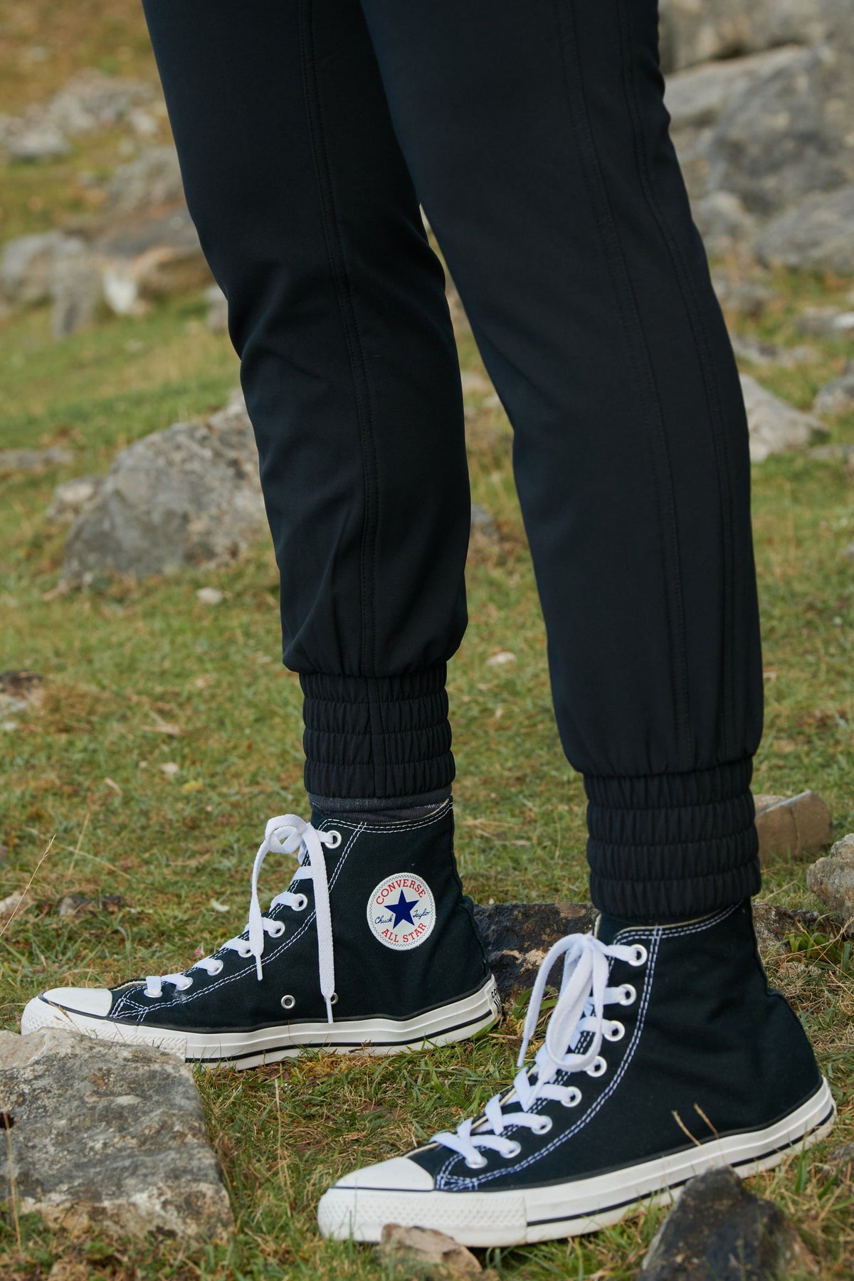 Thermal Casual Stroll Pants - Black Trousers  