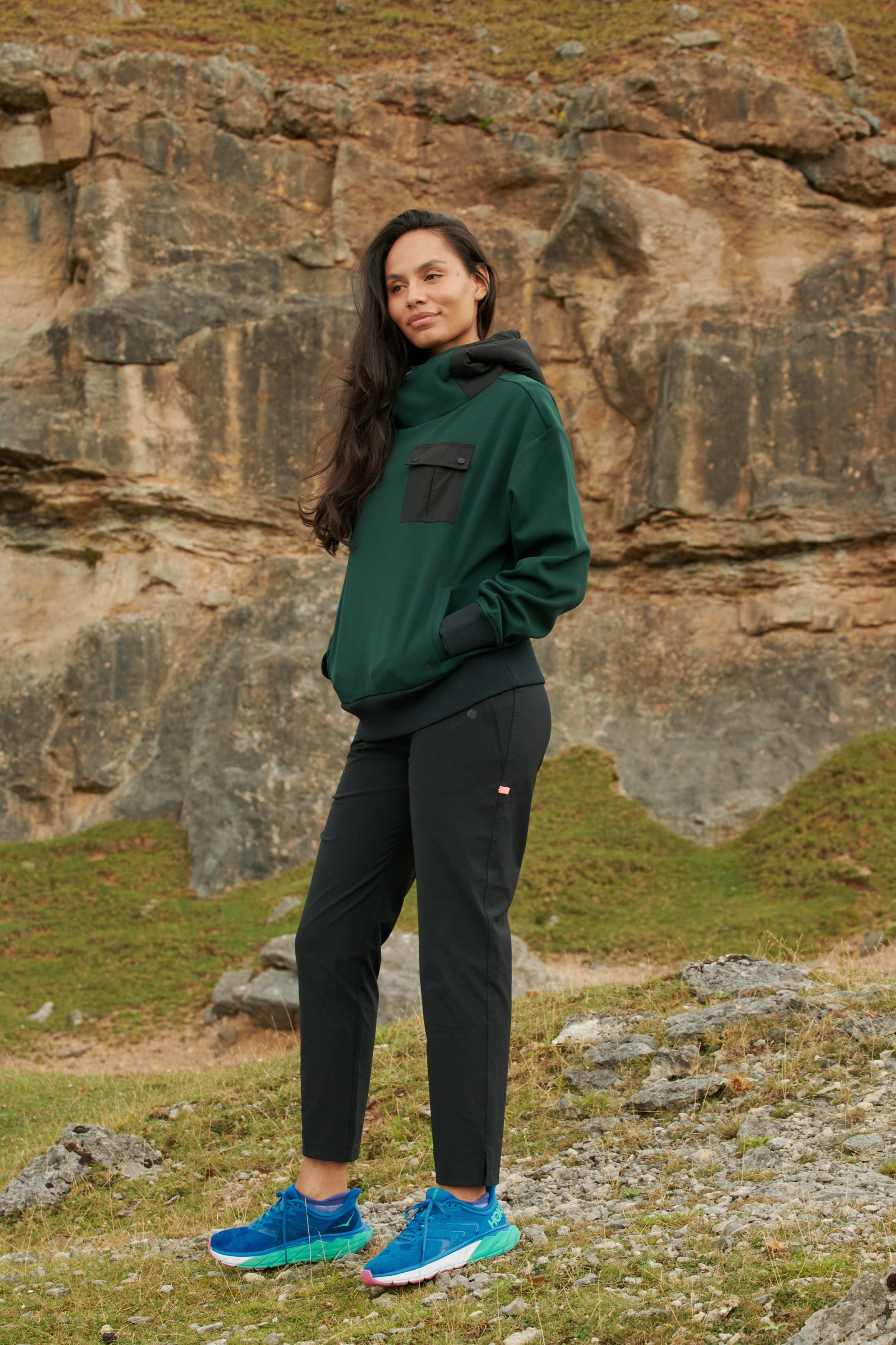 Go Explore Hoodie  - Forest Green Sweatshirt  