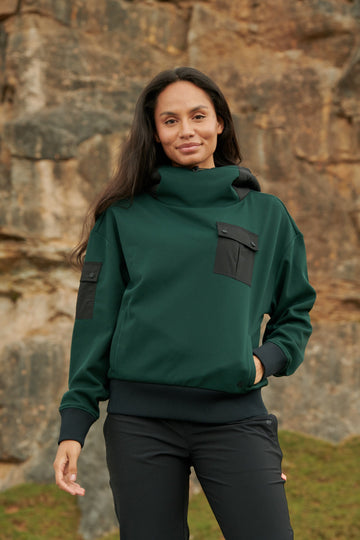 Go Explore Hoodie  - Forest Green